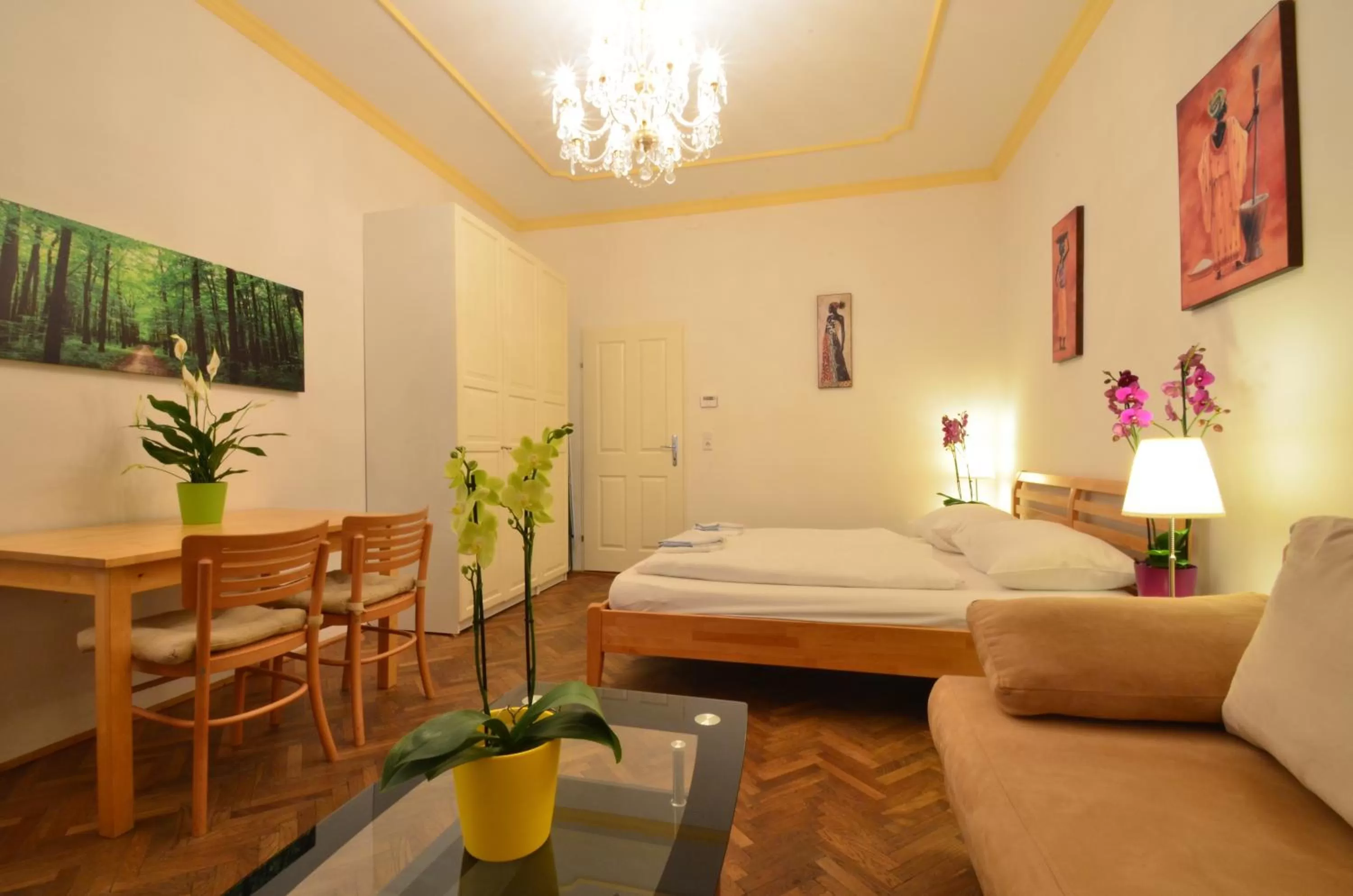 Bed in AJO Apartments - Messe City Flat - Self-Check-in