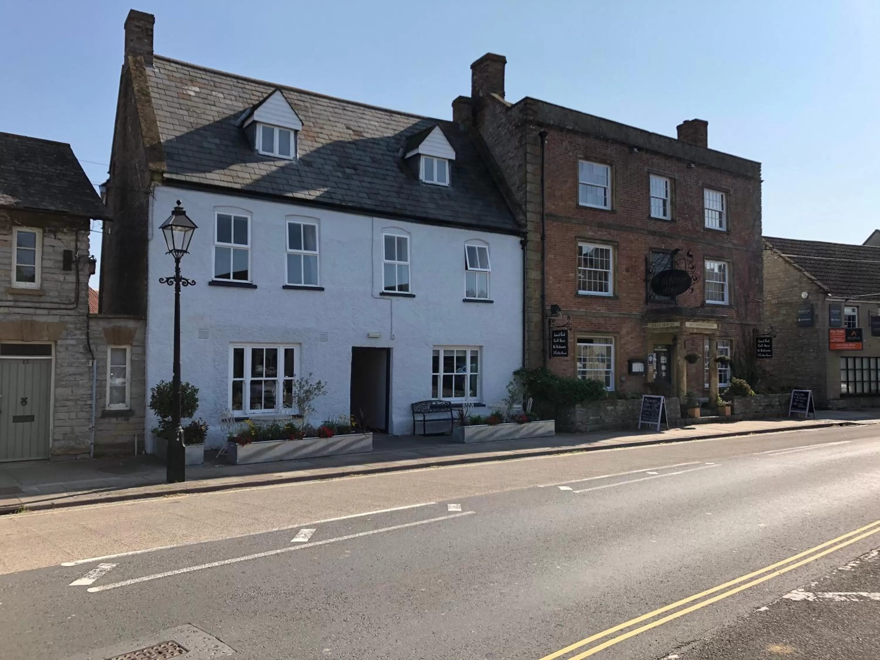 Property building in The Ilchester Arms Hotel, Ilchester Somerset