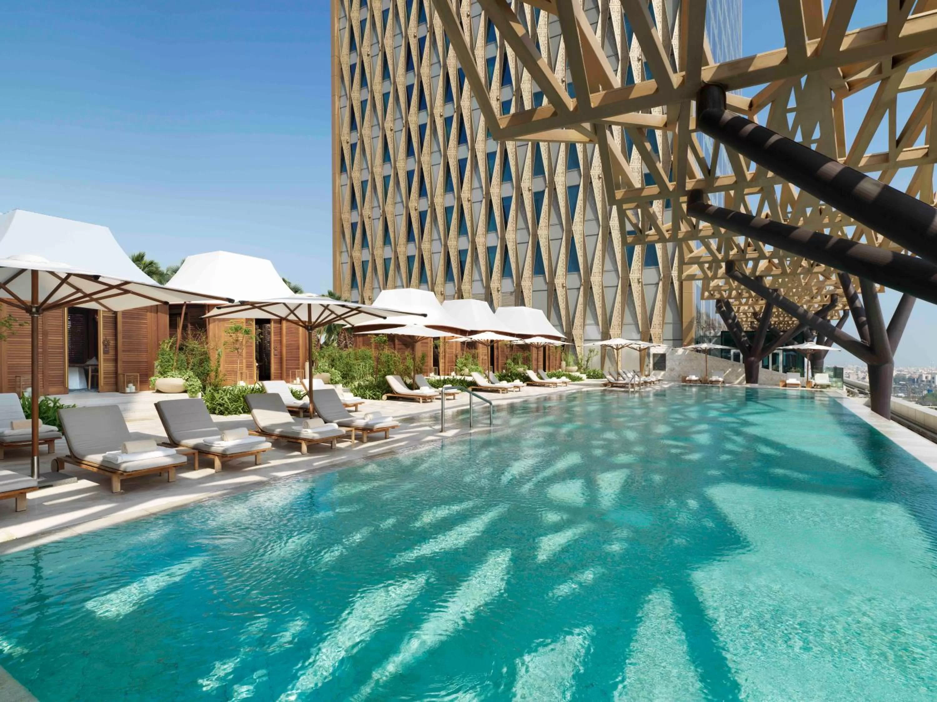 Swimming pool in Four Seasons Hotel Kuwait at Burj Alshaya
