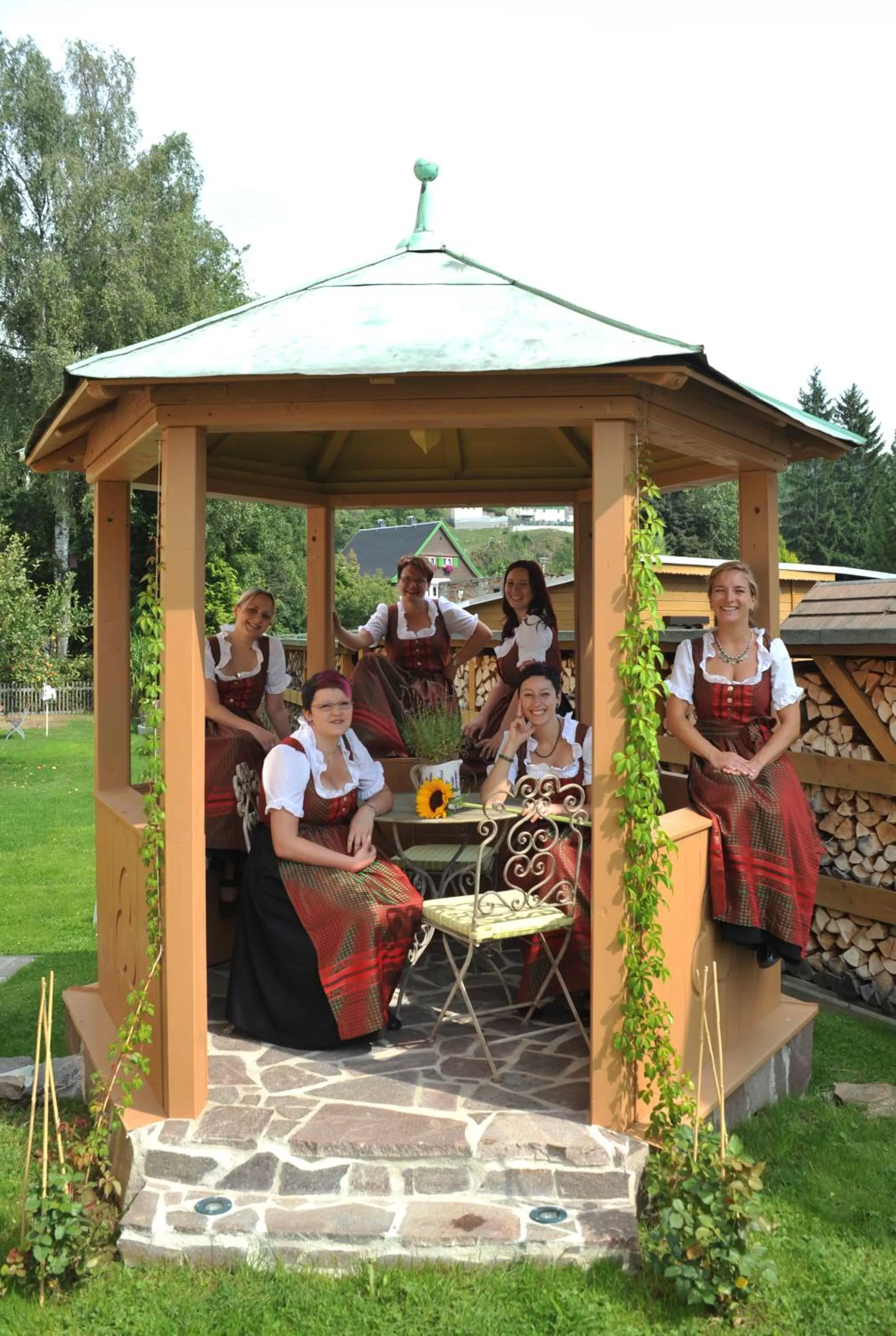 Garden in Hotel Saigerhütte