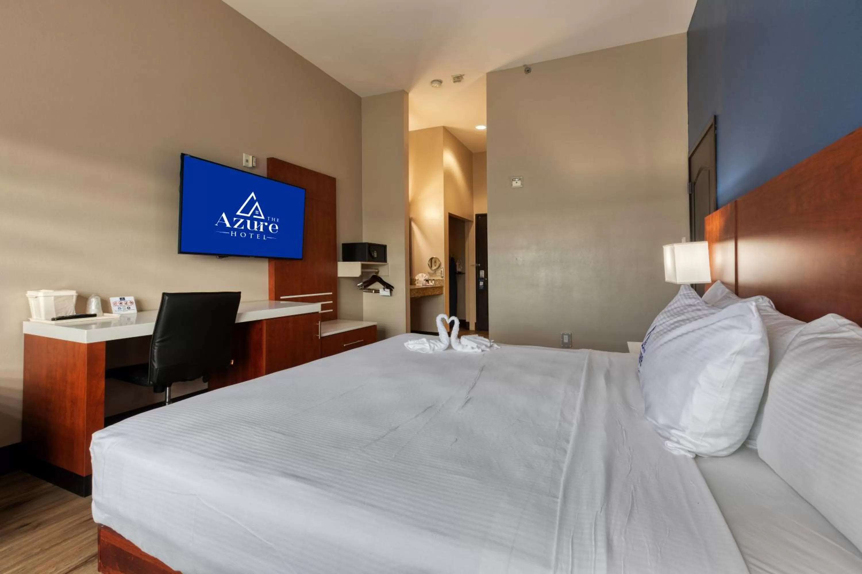 Bed in The Azure Hotel