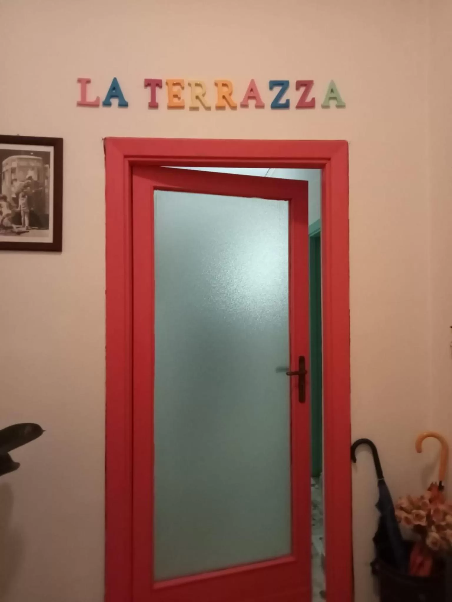 Decorative detail in La Terrazza di Monica & Teresa