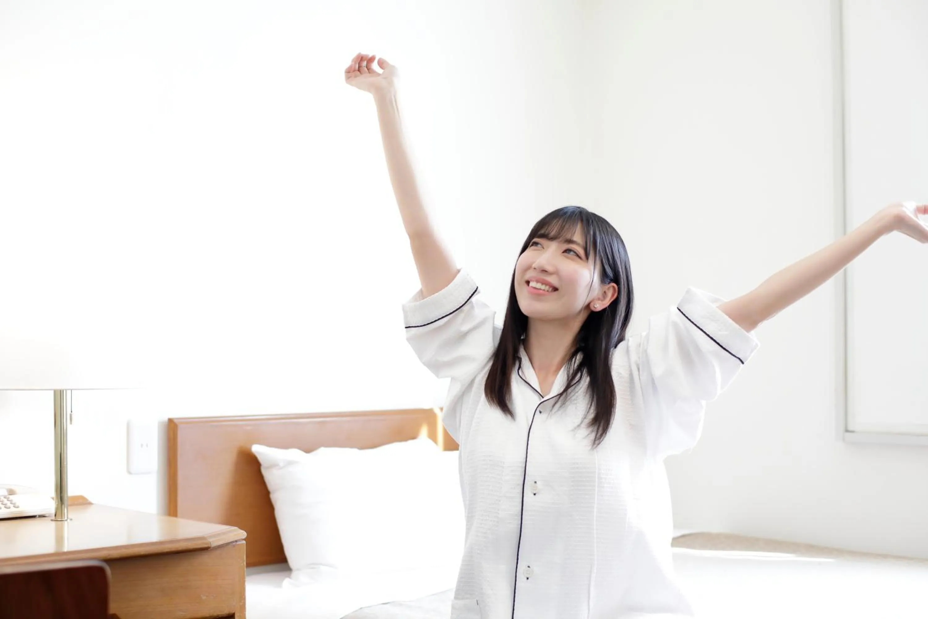 Bed in Kawasaki Central Hotel