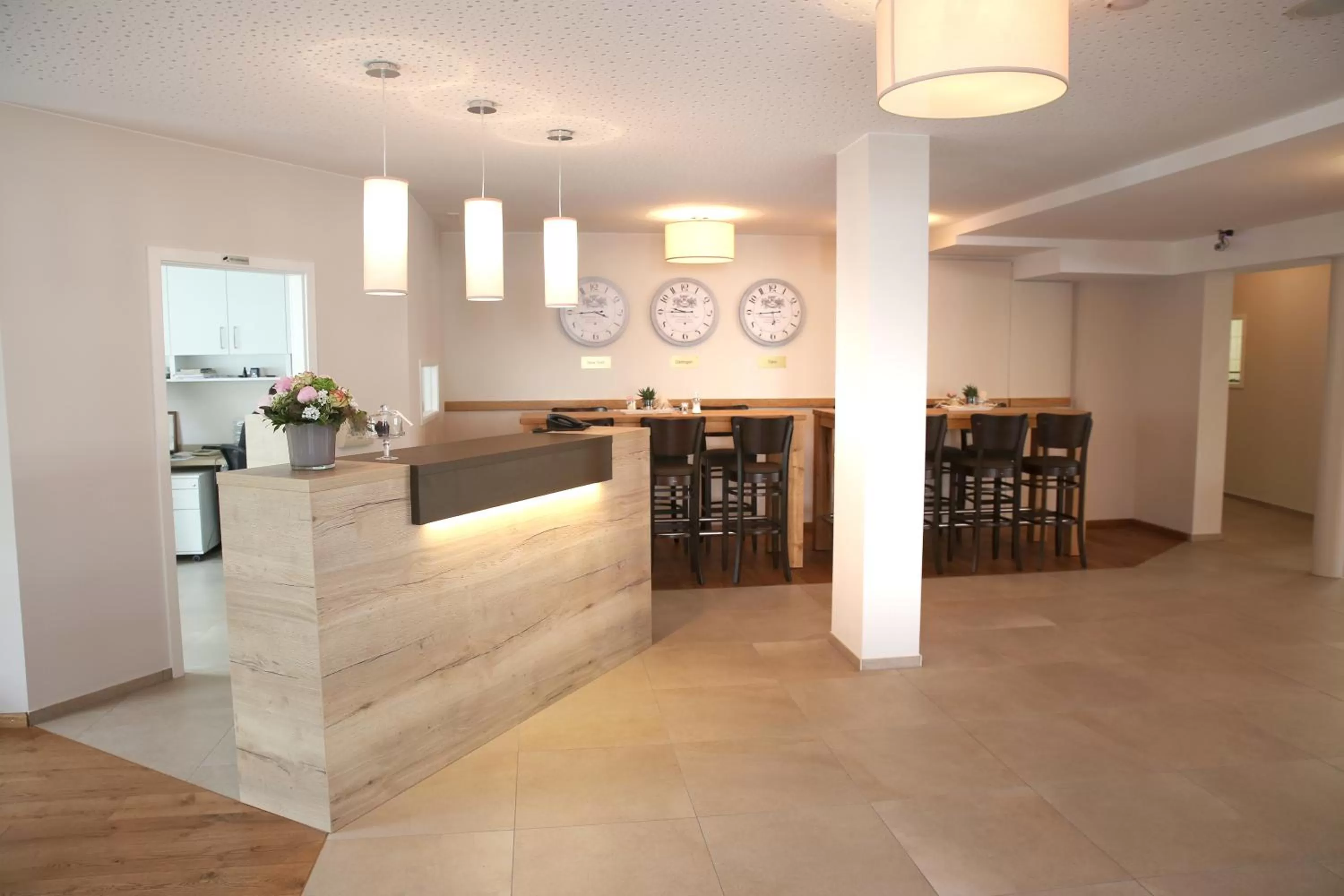 Lobby or reception in Landhotel Traube