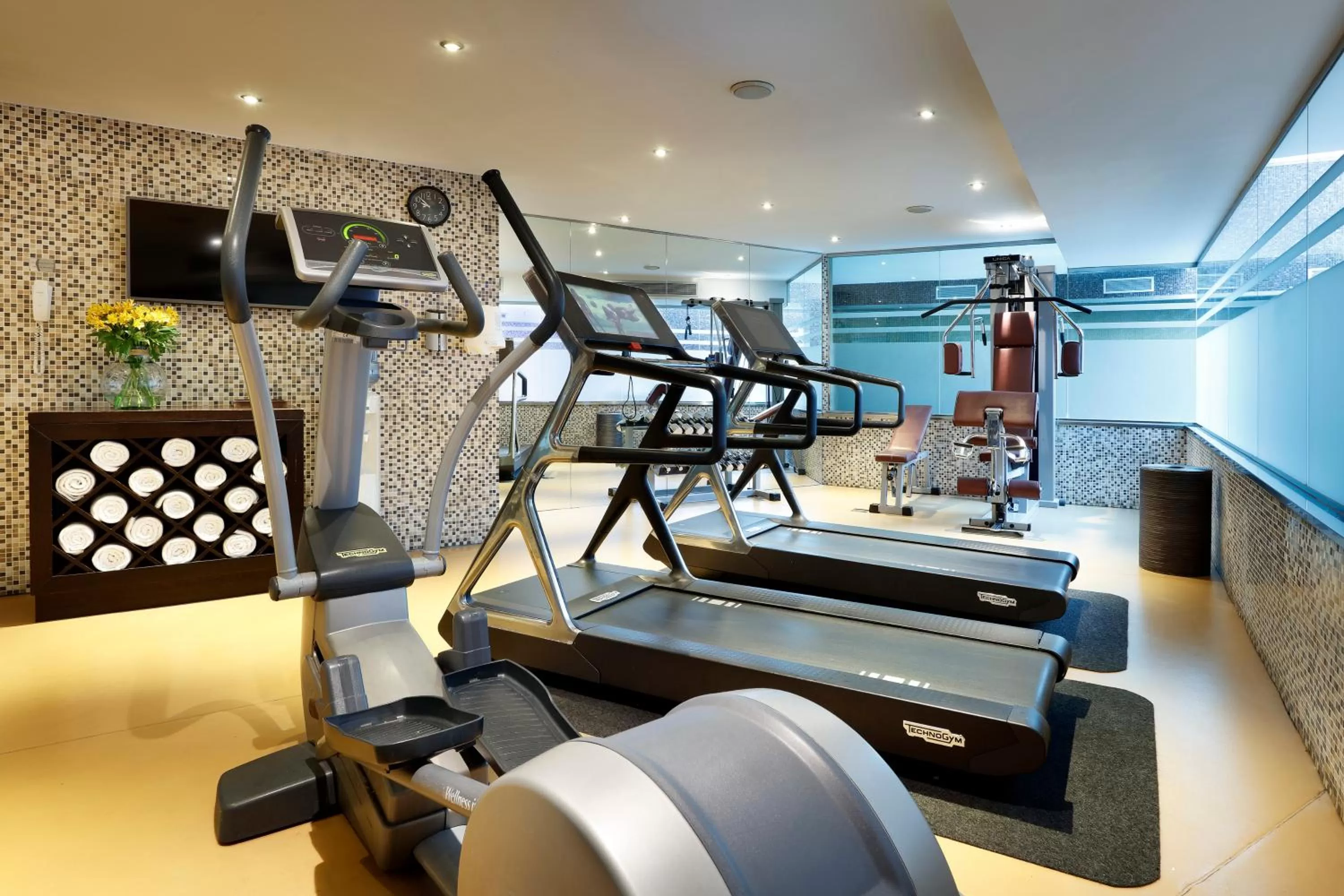 Fitness centre/facilities in Melia Barcelona Sarriá