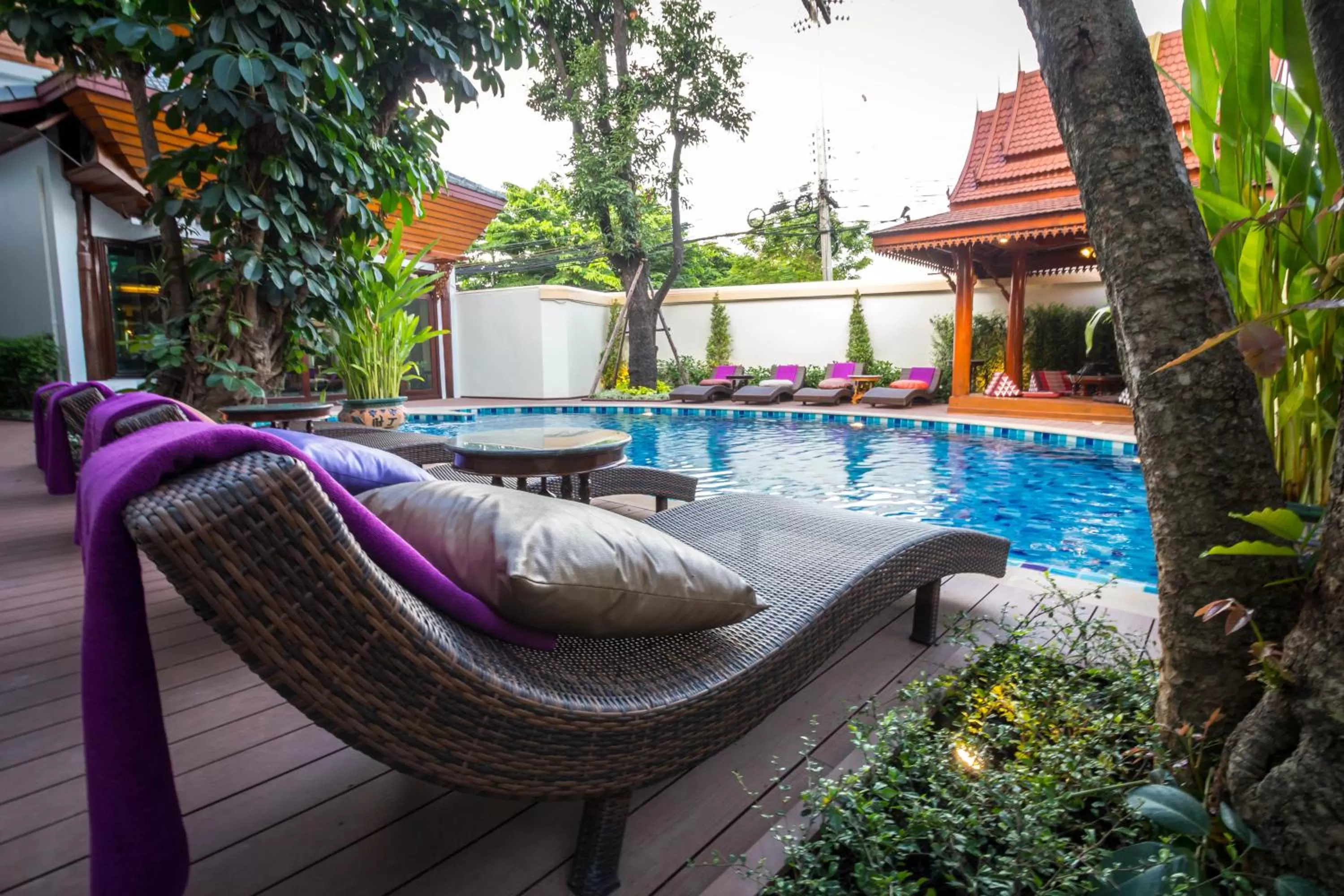 Decorative detail in Sunday Villa Sirilanna Hotel