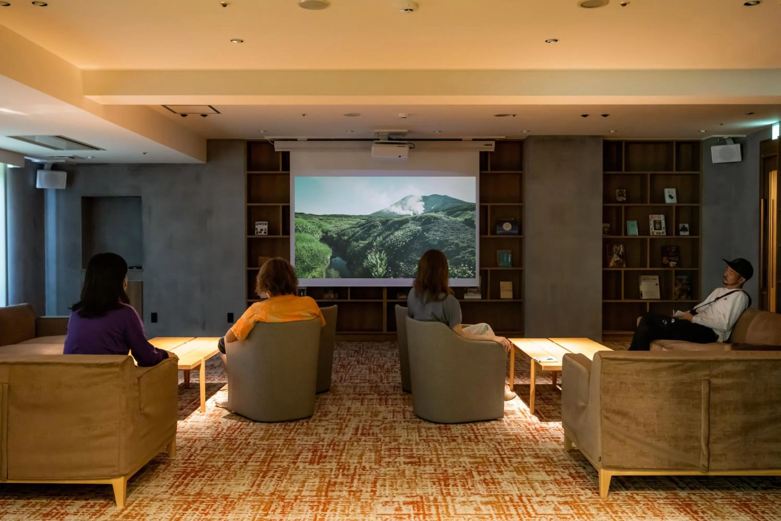 Library in Higashikawa Asahidake Onsen Hotel Bear Monte