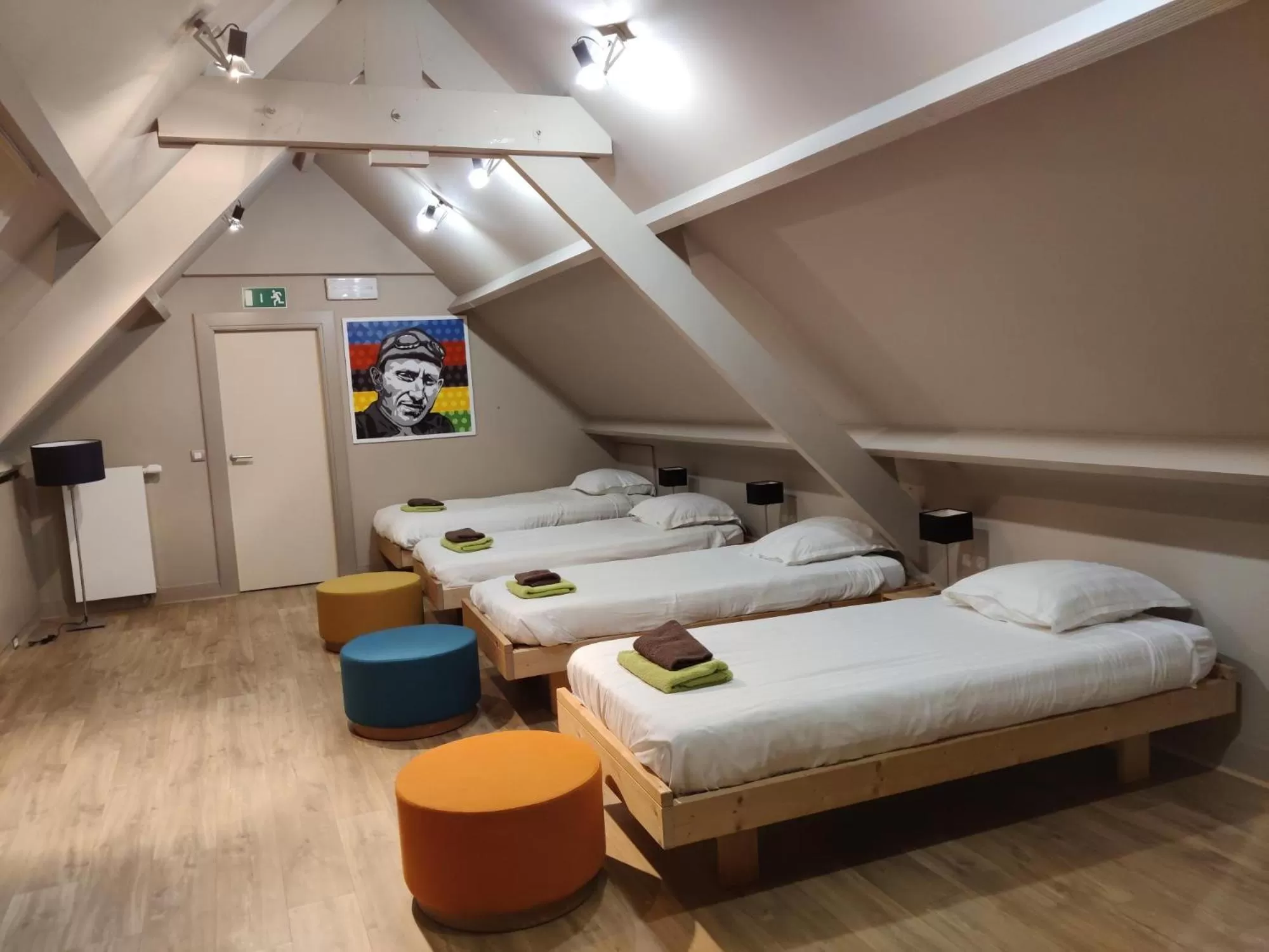 Bed in Flandrien Hotel