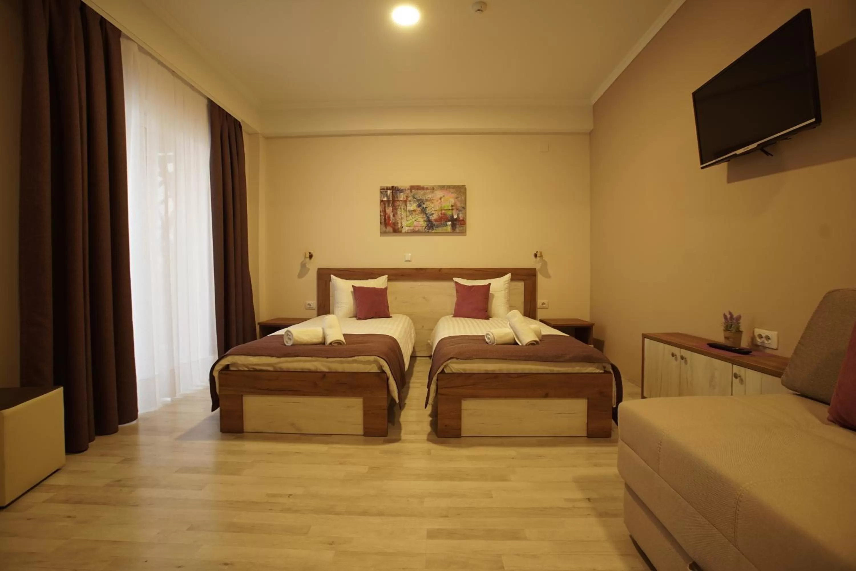 Bed in Boulevard Apartments