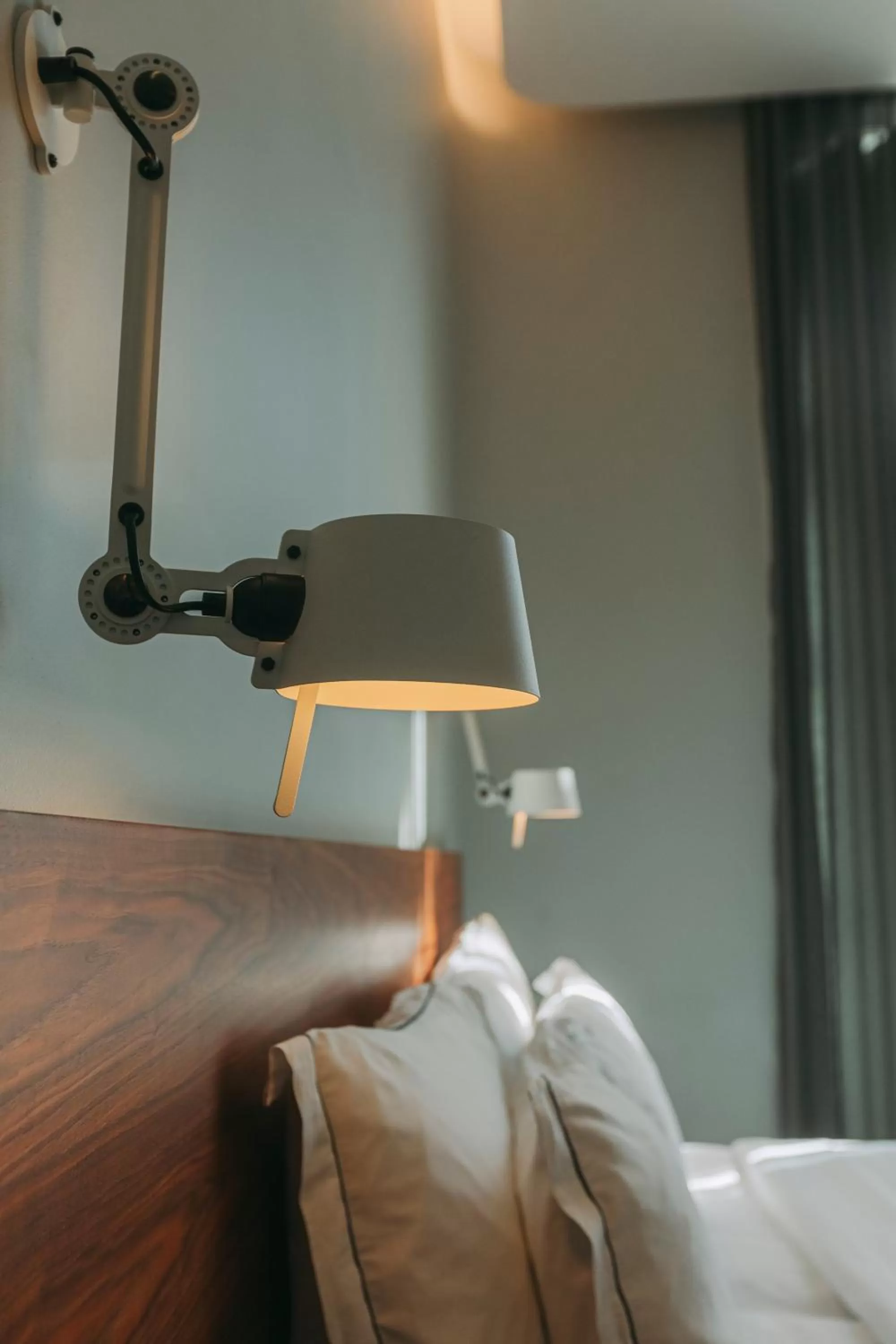 Decorative detail, Bed in 1908 Lisboa Hotel