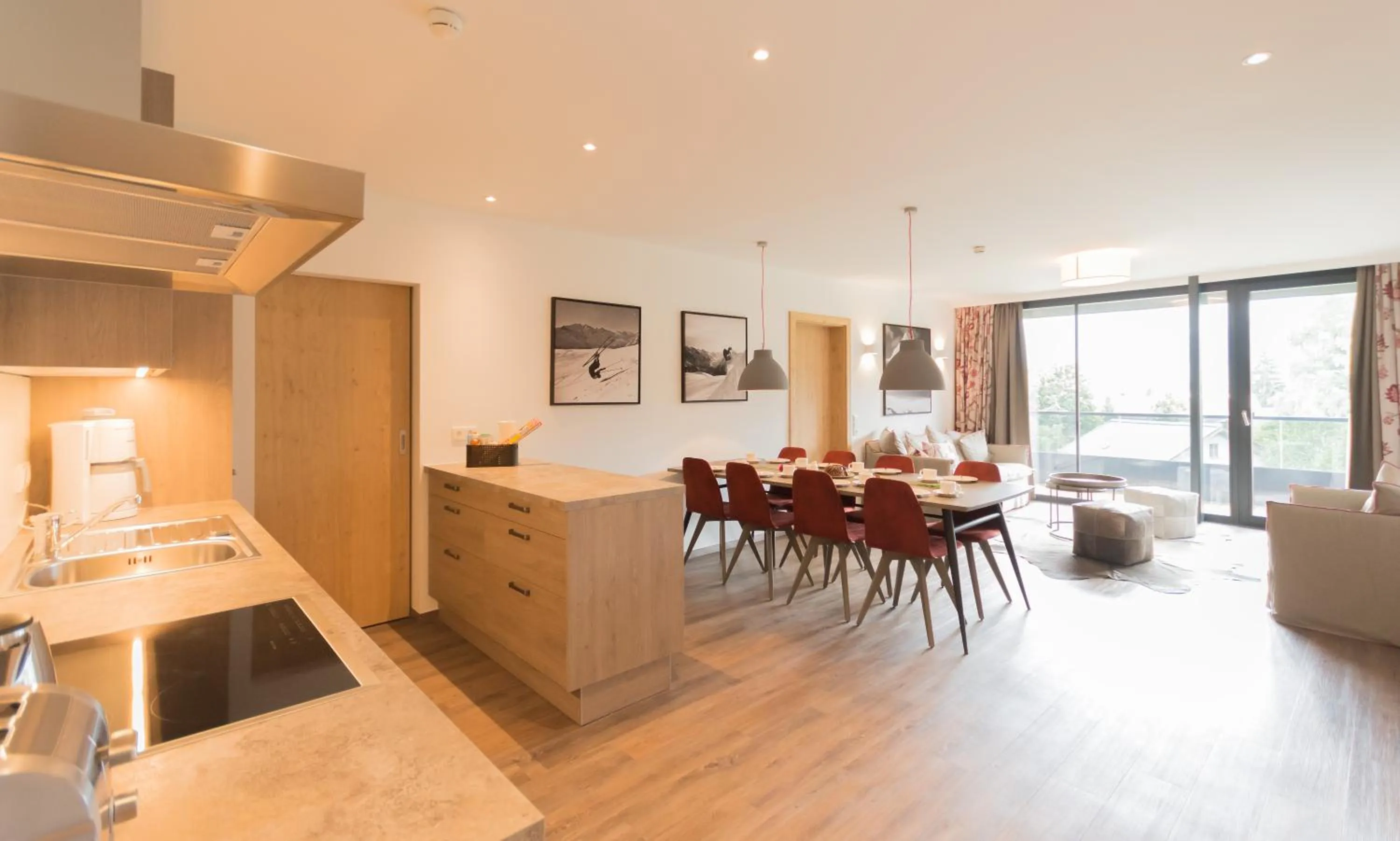 Living room, Dining Area in Schönblick Residence - Absolut Alpine Apartments