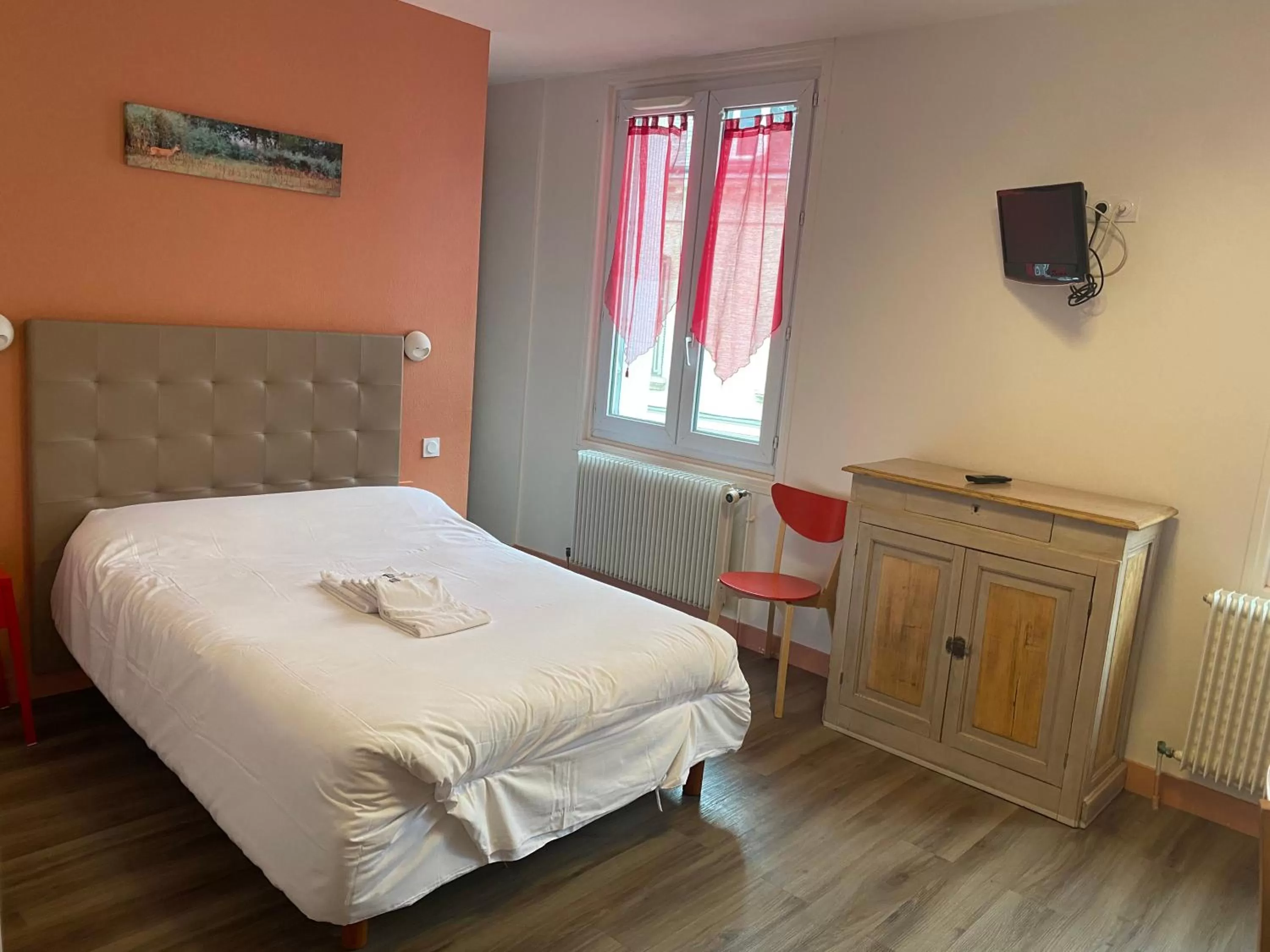 Bed in Hotel le Faisan