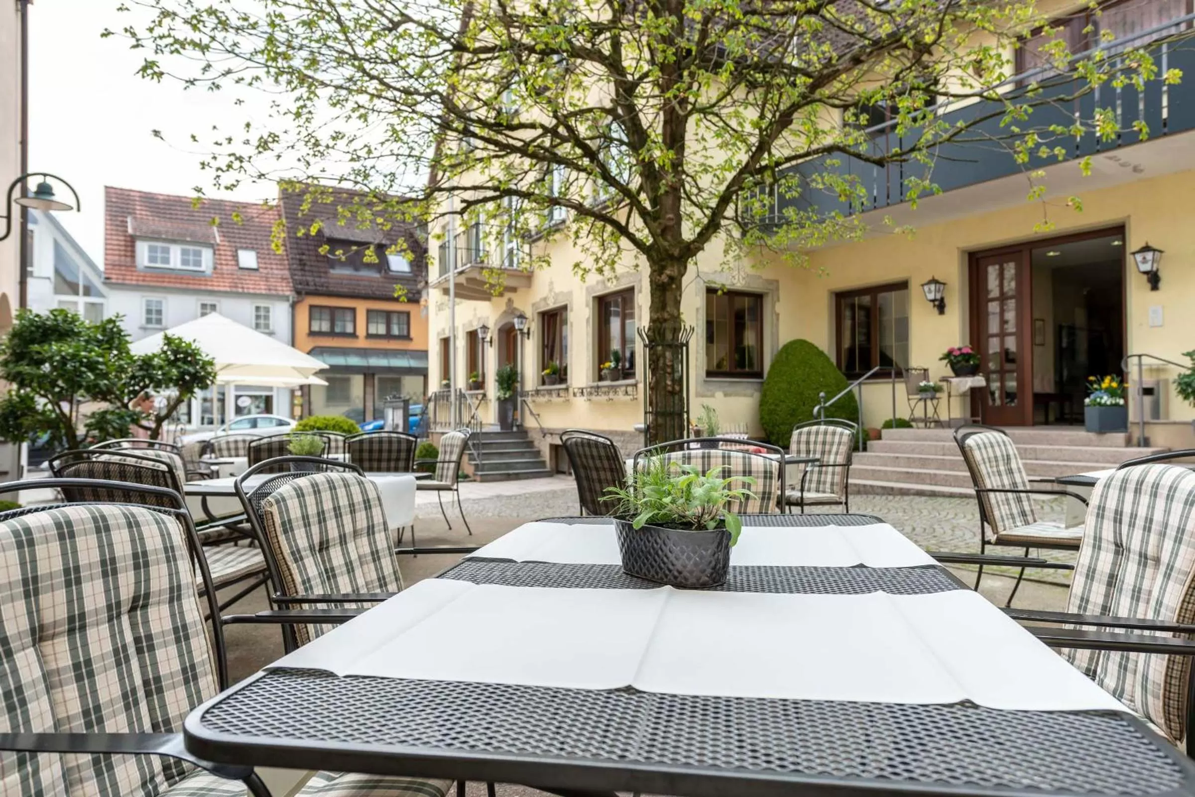 Patio in Hotel Gasthof Krone