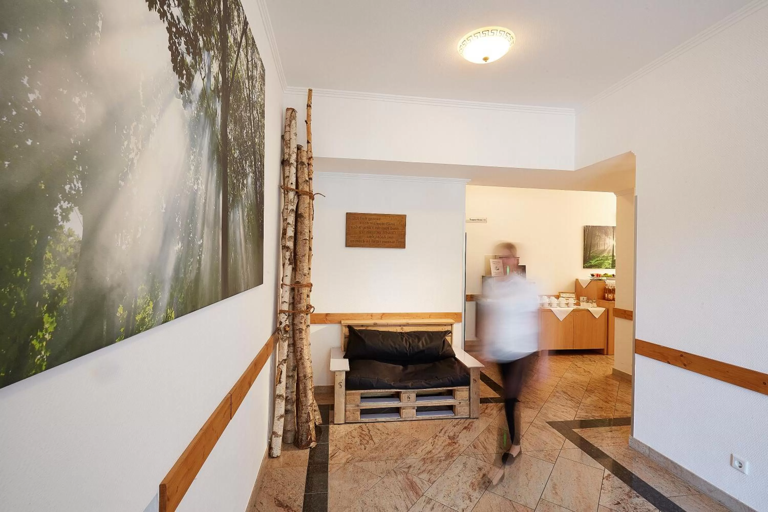 Decorative detail in Hotel Restaurant Clemens-August