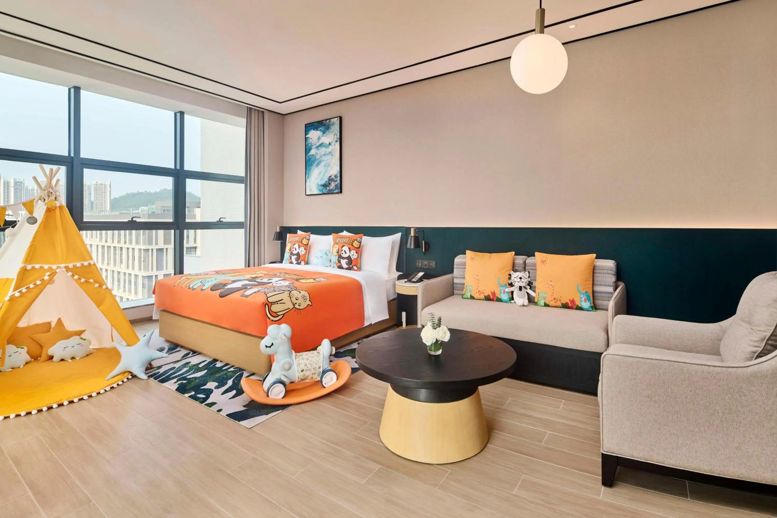 Bed in Hilton Garden Inn Zhuhai Jinan University