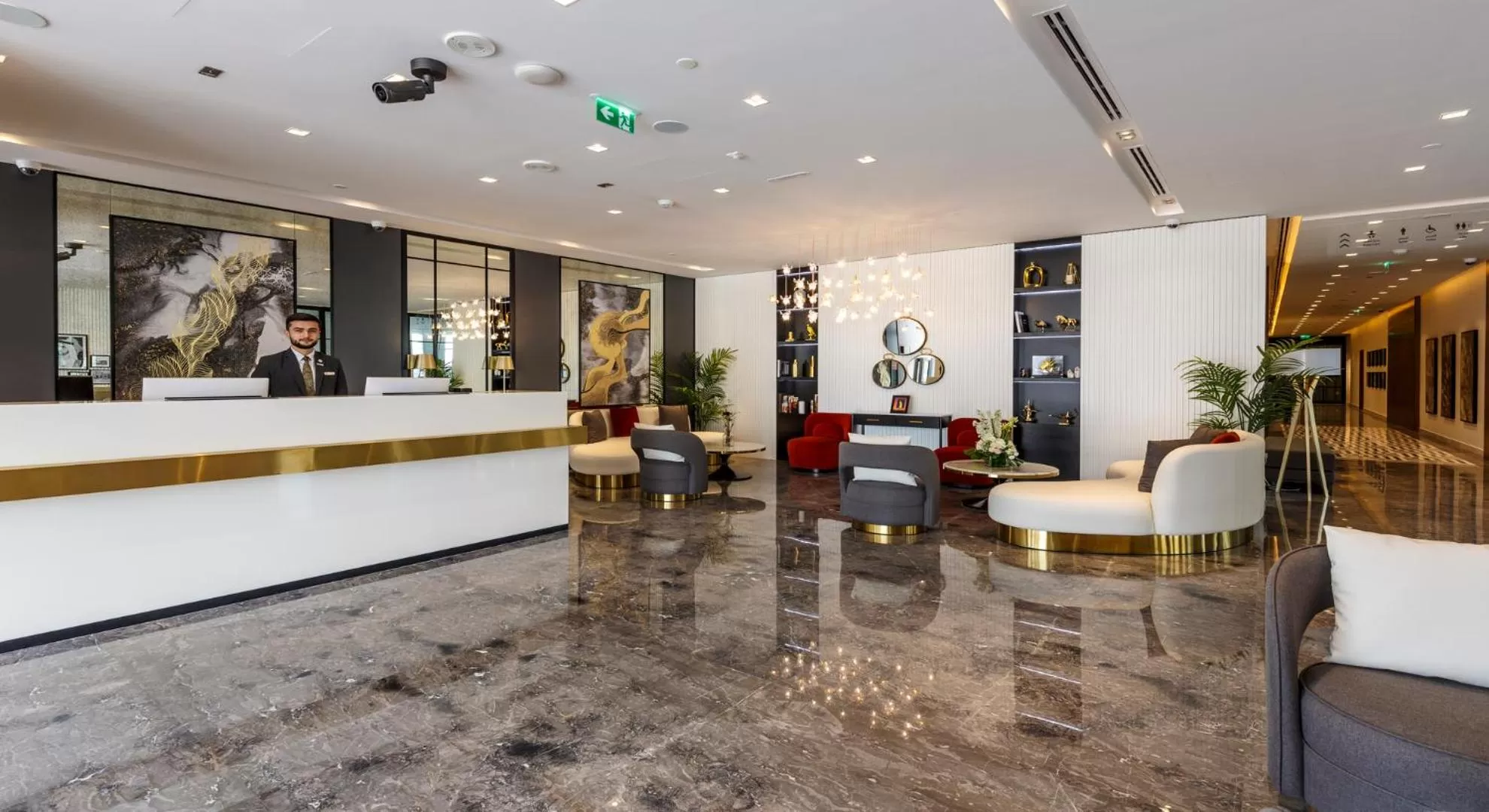 Lobby or reception in Rose Executive Hotel - DWTC