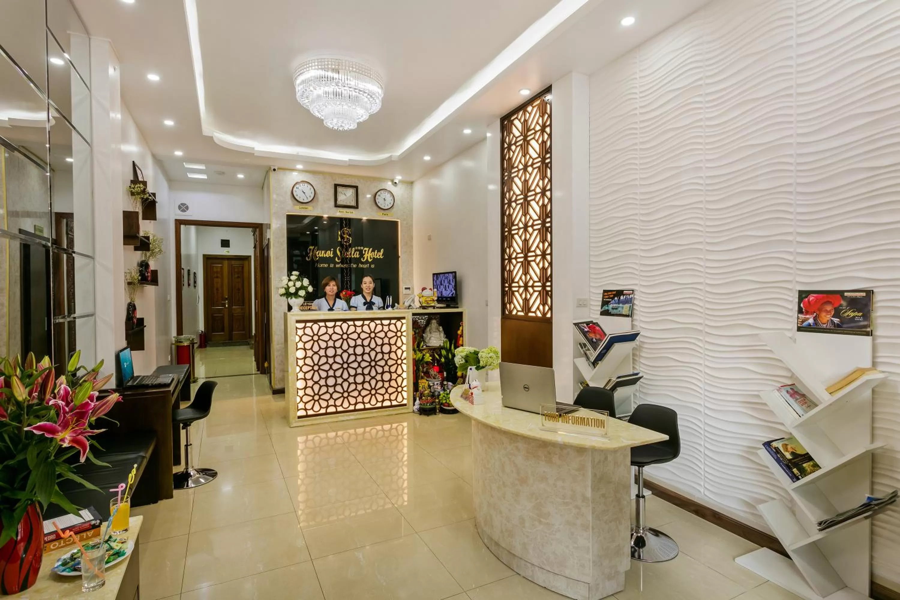 Lobby or reception in Hanoi Stella Hotel