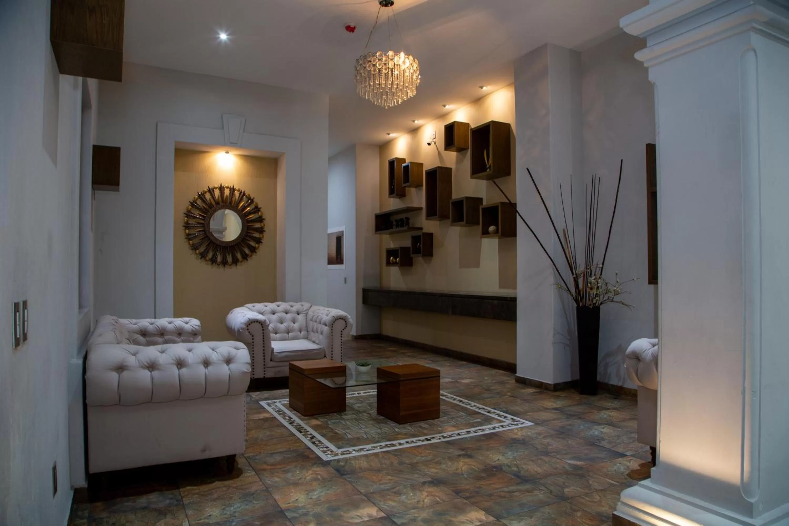 Living room in Hotel Casino Plaza