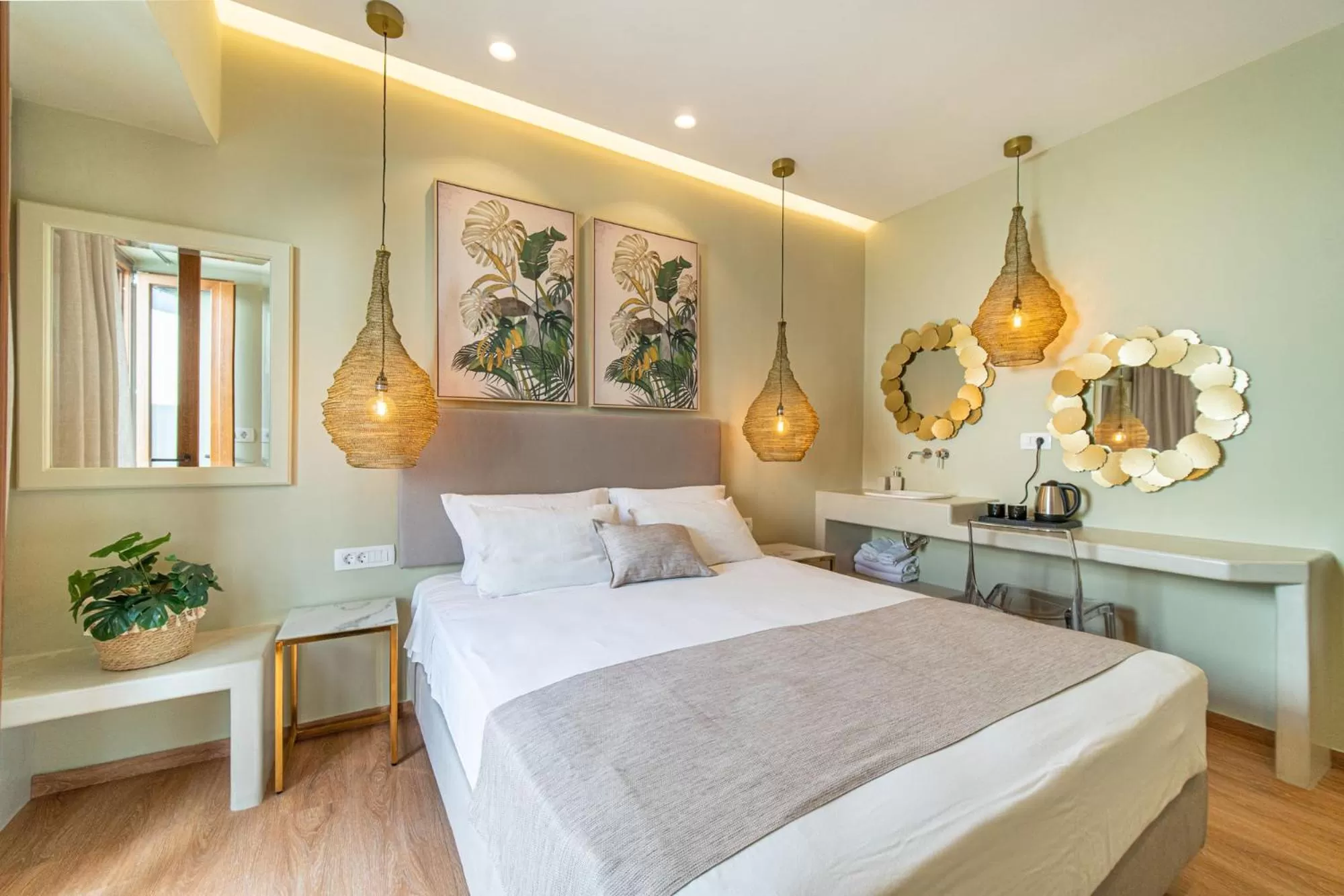 Bed in Antonia Hotel