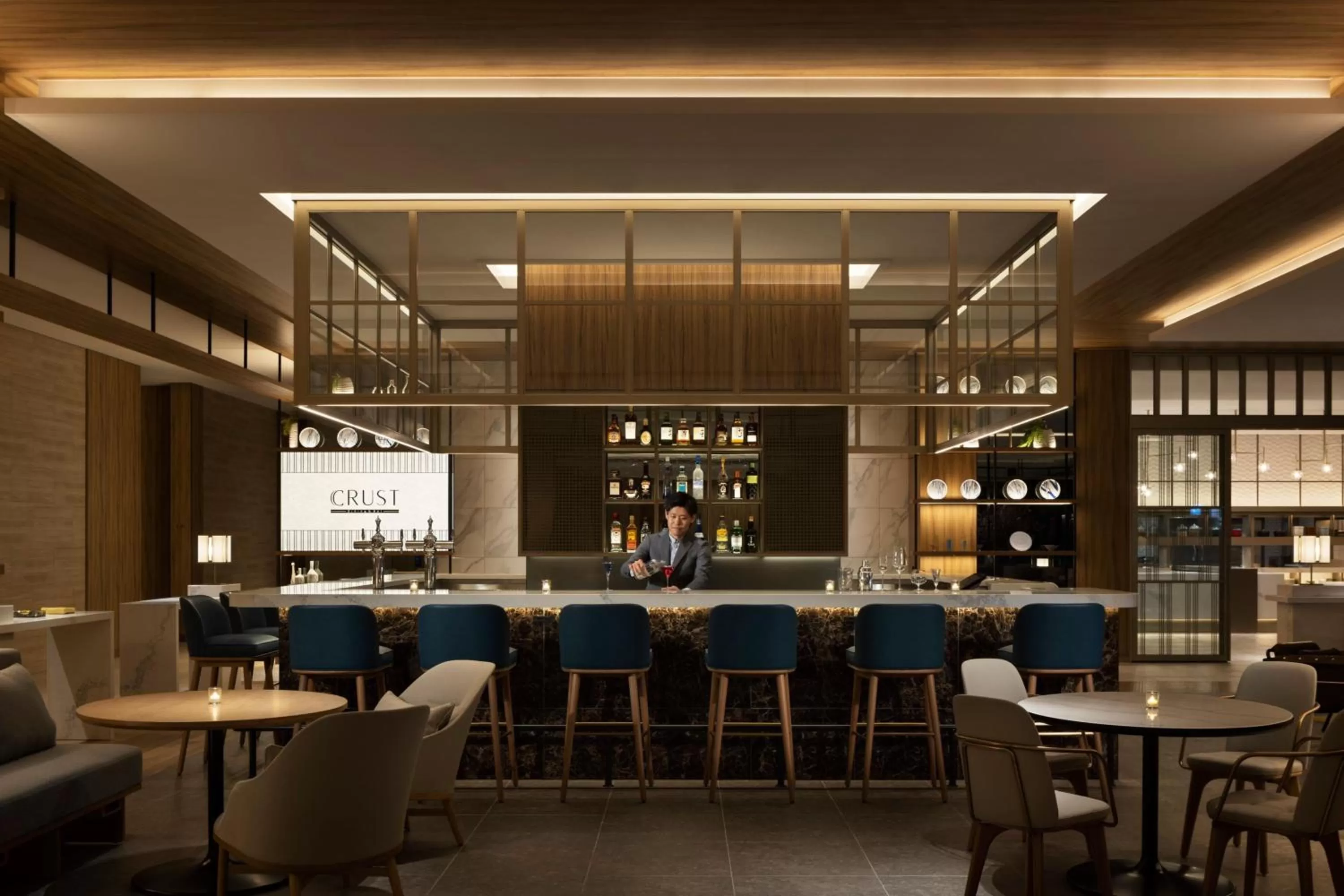 Lounge or bar in Courtyard by Marriott Nagoya