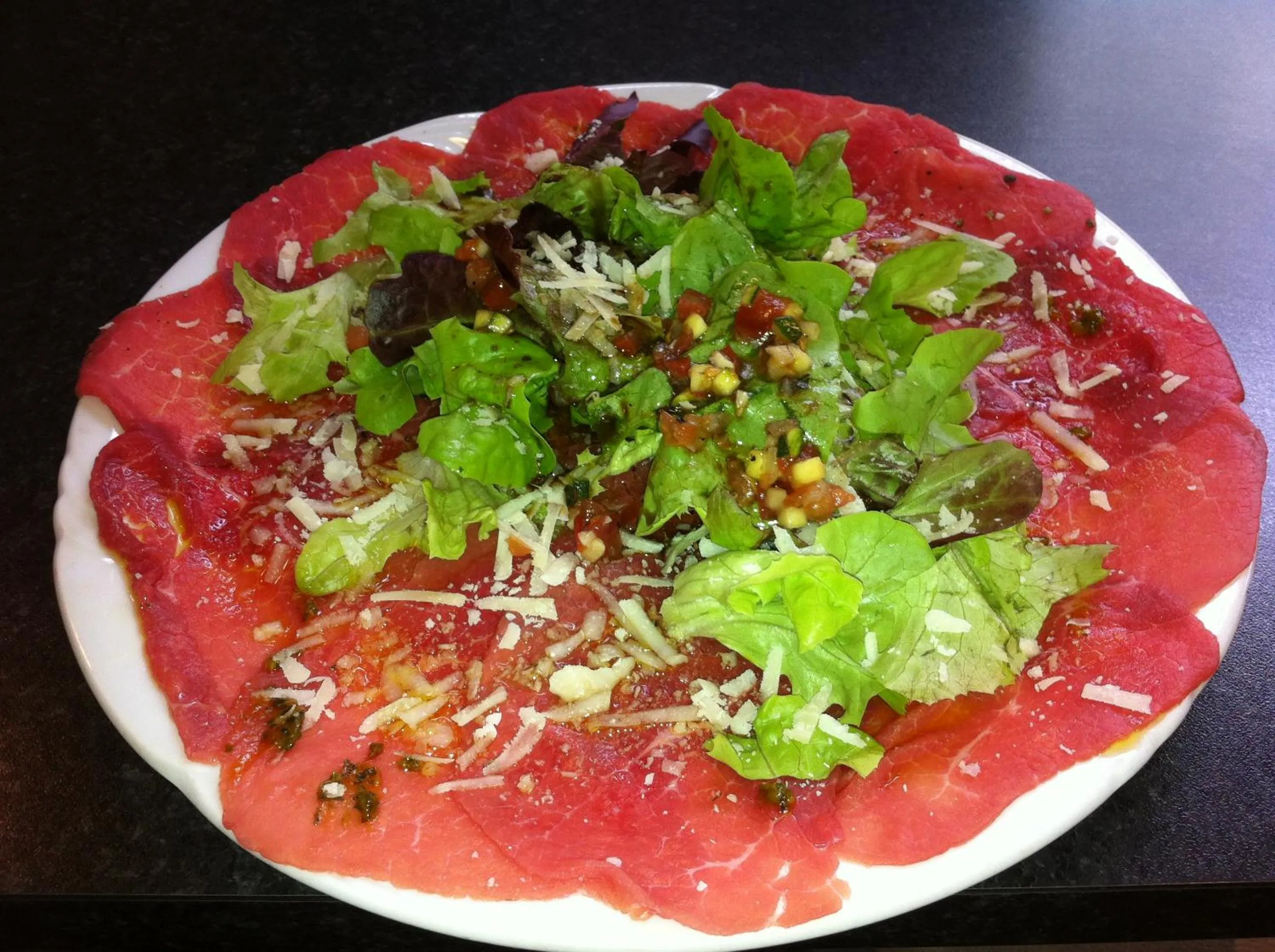 Lunch in Hôtel Les Frangins