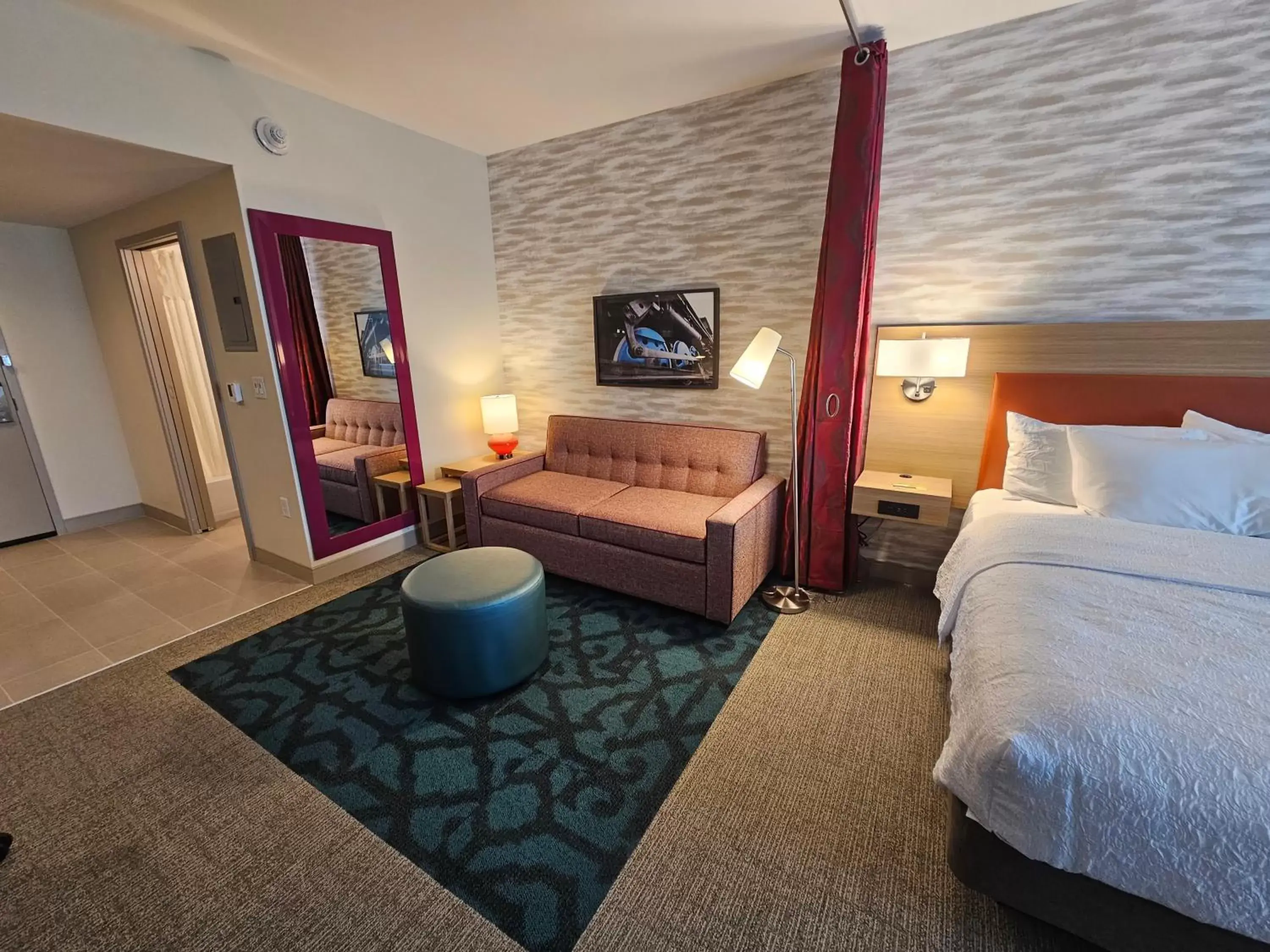 Studio Suite with Two Queen Bes and Bath Tub - Mobility Accessible in Home2 Suites By Hilton Allentown Bethlehem Airport Studio Suite with Two Queen Bes and Bath Tub - Mobility Accessible in Home2 Suites By Hilton Allentown Bethlehem Airport