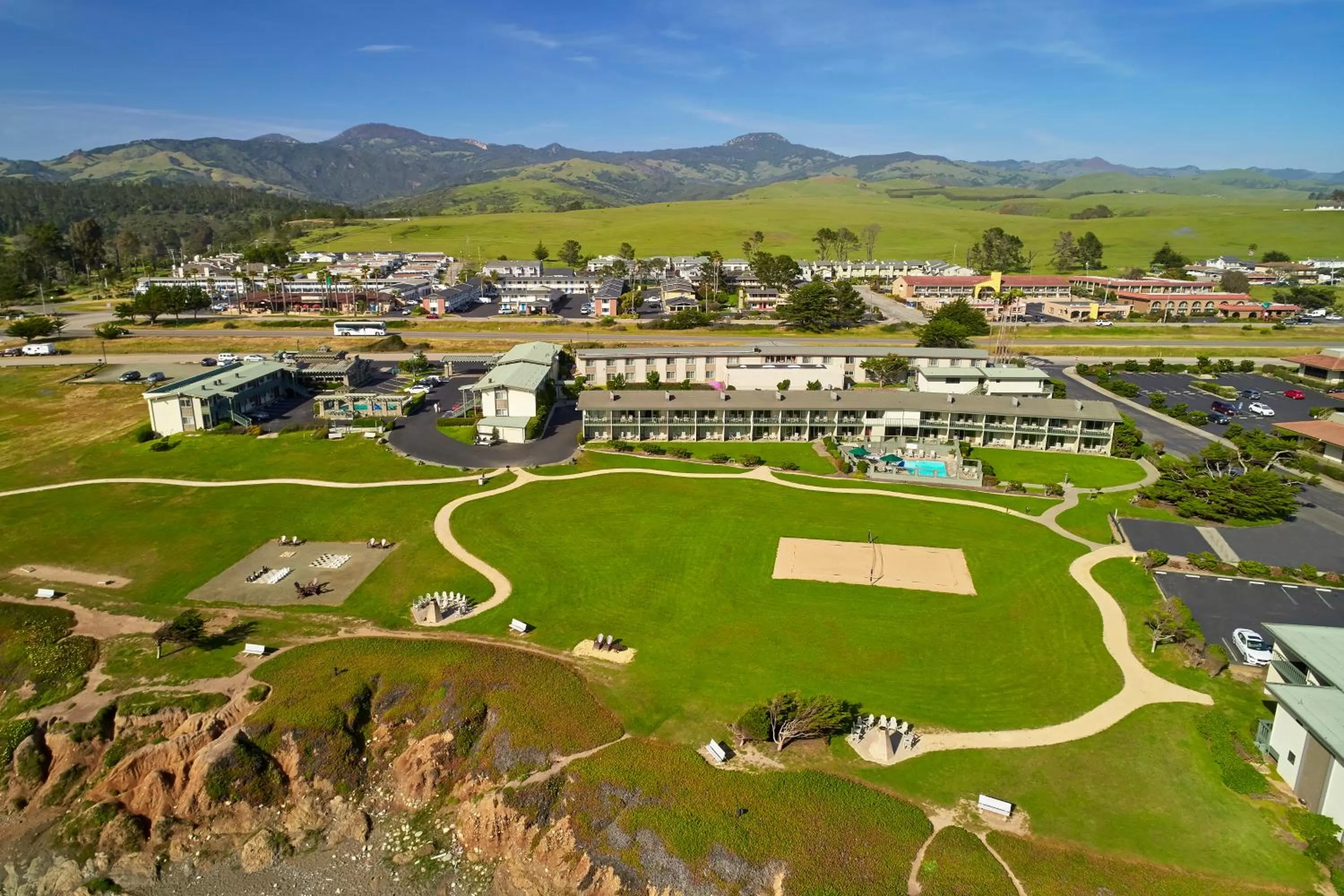 Bird's eye view in Cavalier Oceanfront Resort