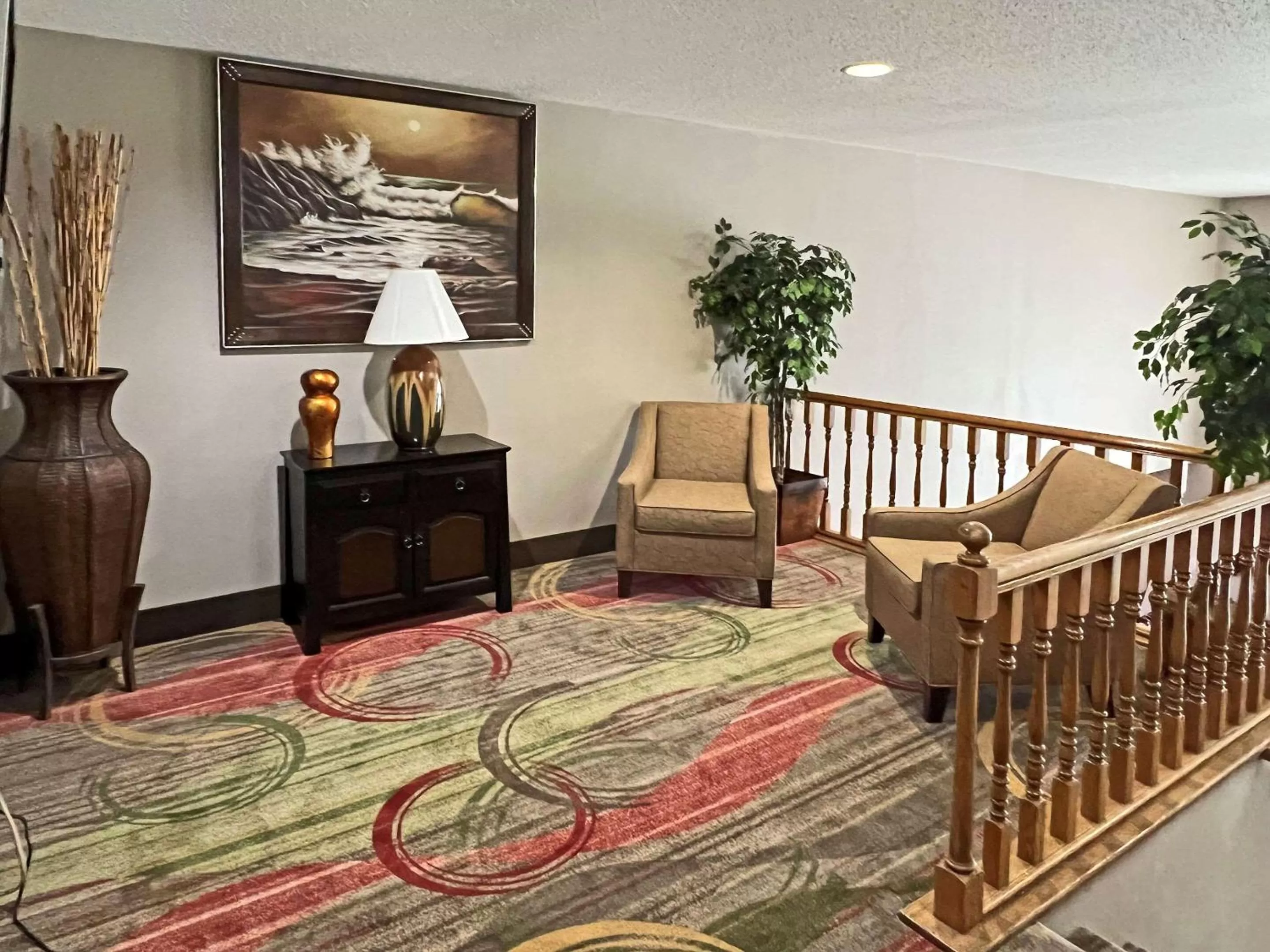 Lobby or reception in Quality Inn Mitchell I-90