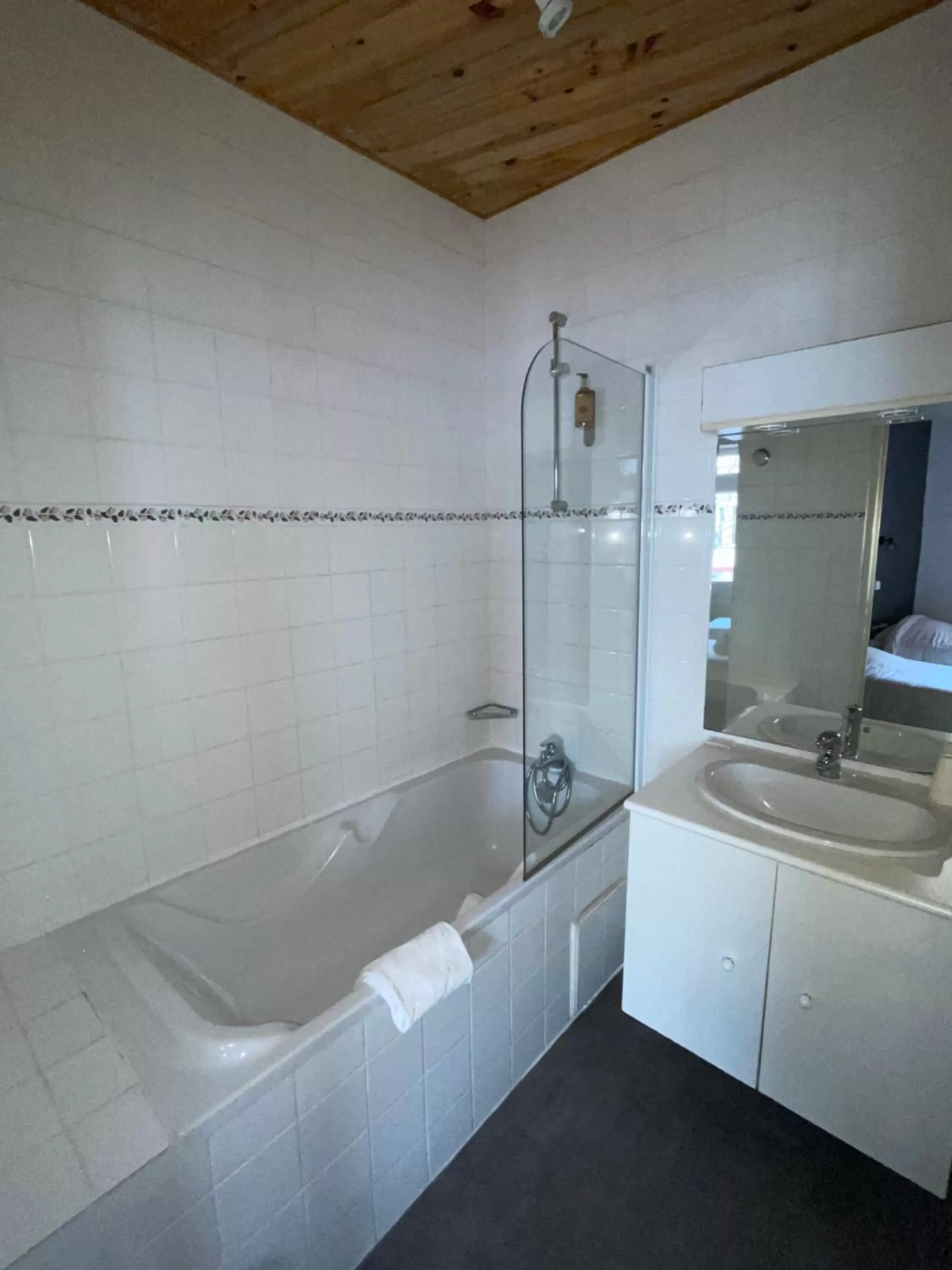 Bathroom in Hôtel & Restaurant Le Patio VICHY