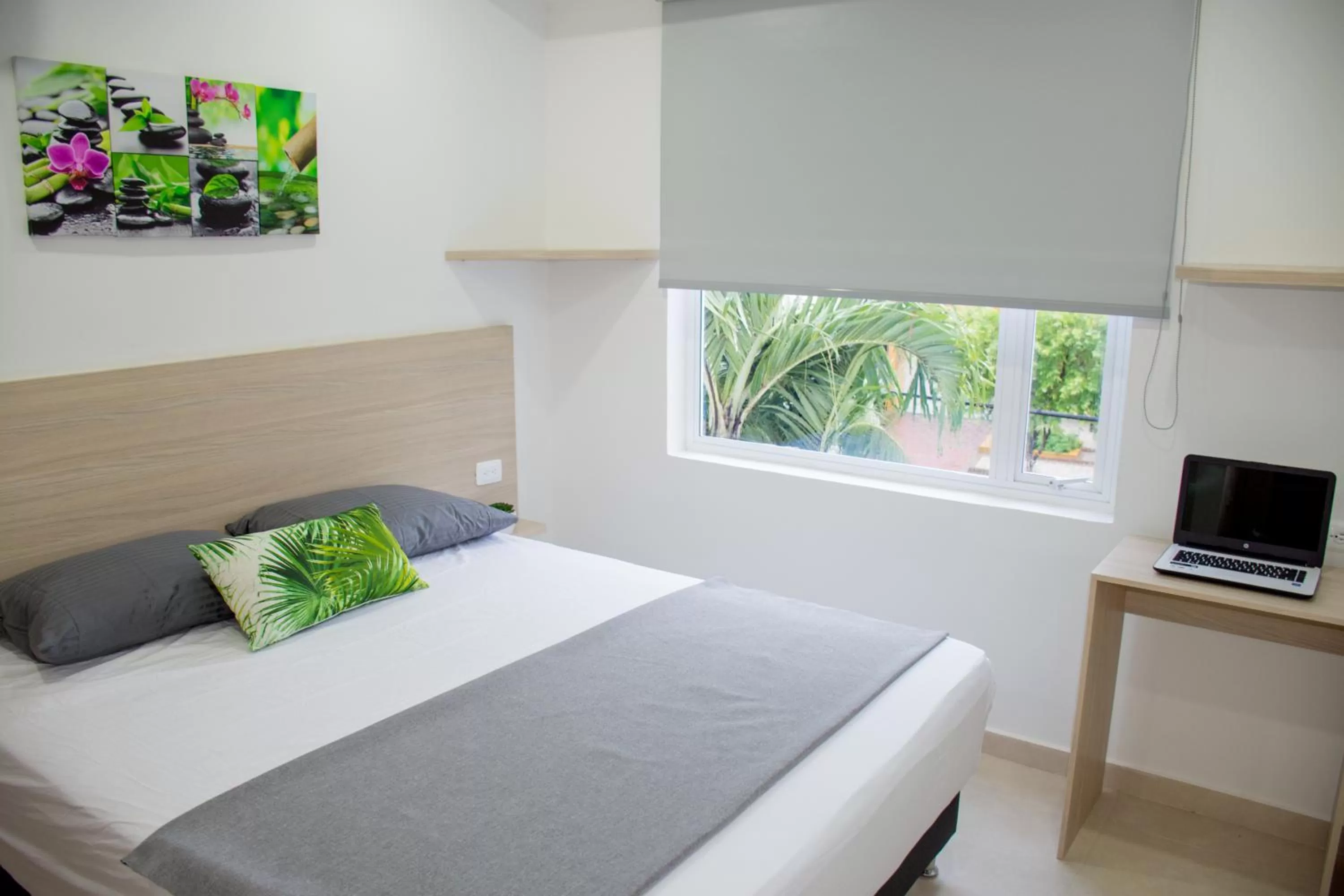 Bathroom, Bed in Stanza Hotel Monteria