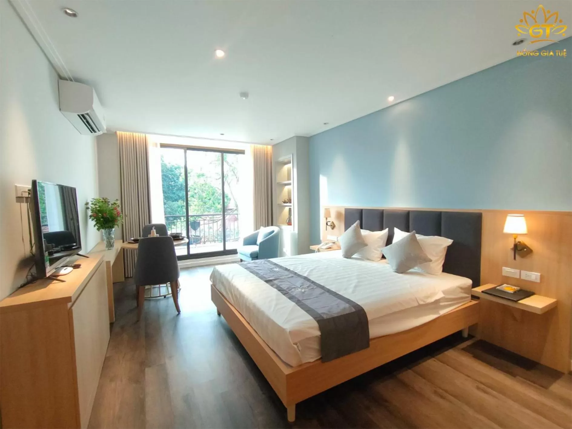 Bed in Hồng Gia Tuệ Lake View