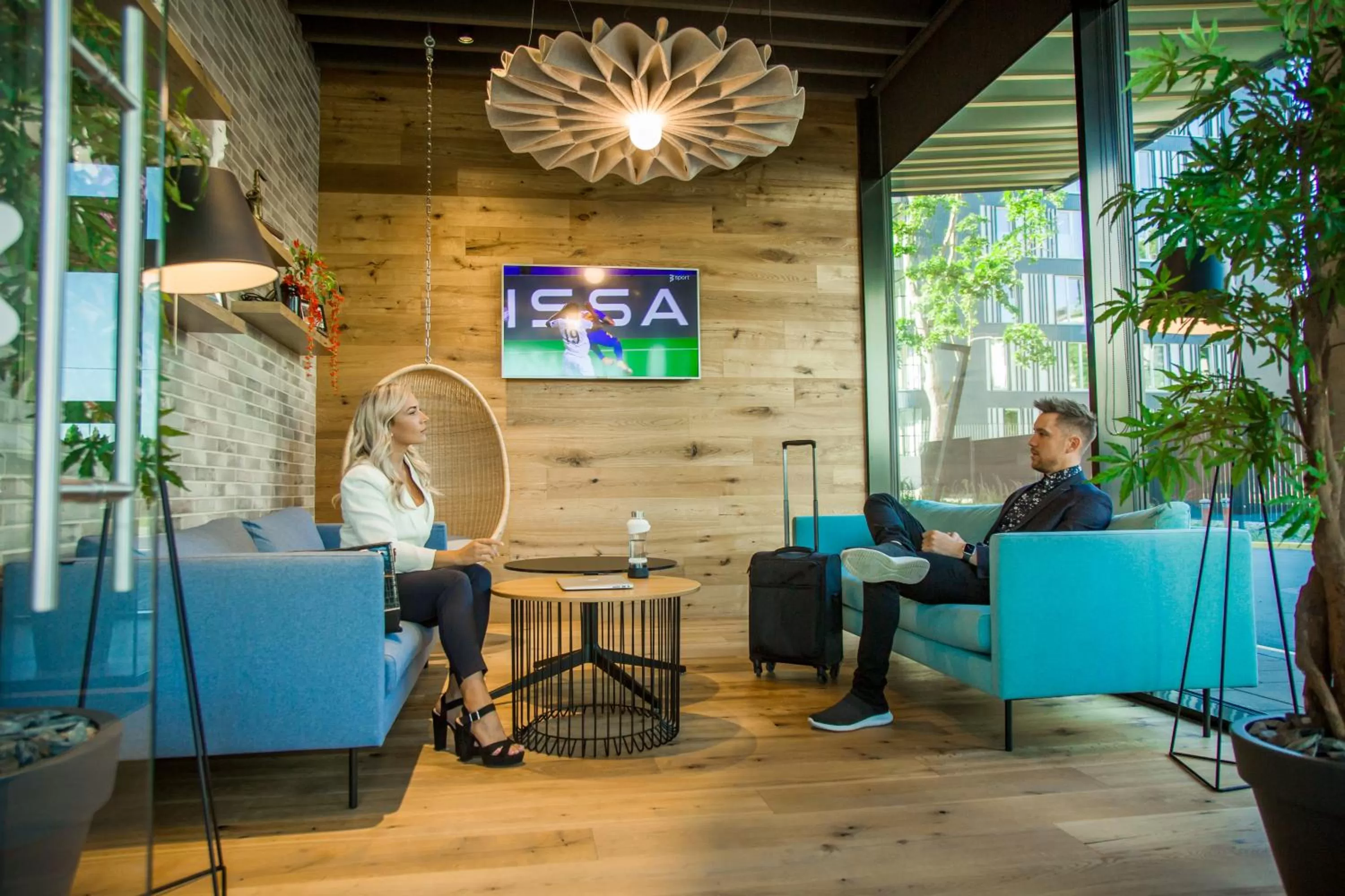 Communal lounge/ TV room in ibis Tallinn Center