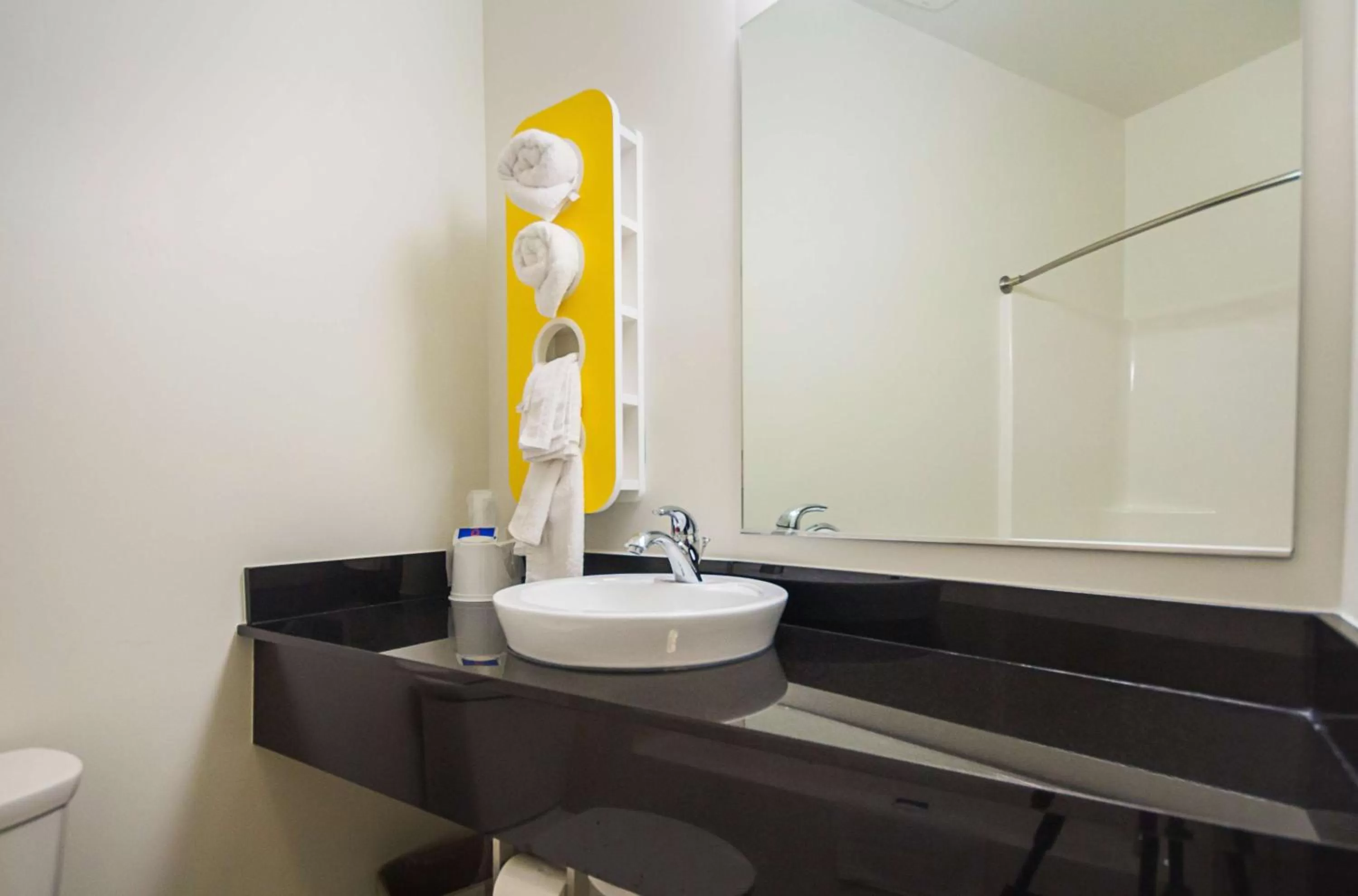 Toilet in Motel 6-South Bend, IN - Mishawaka