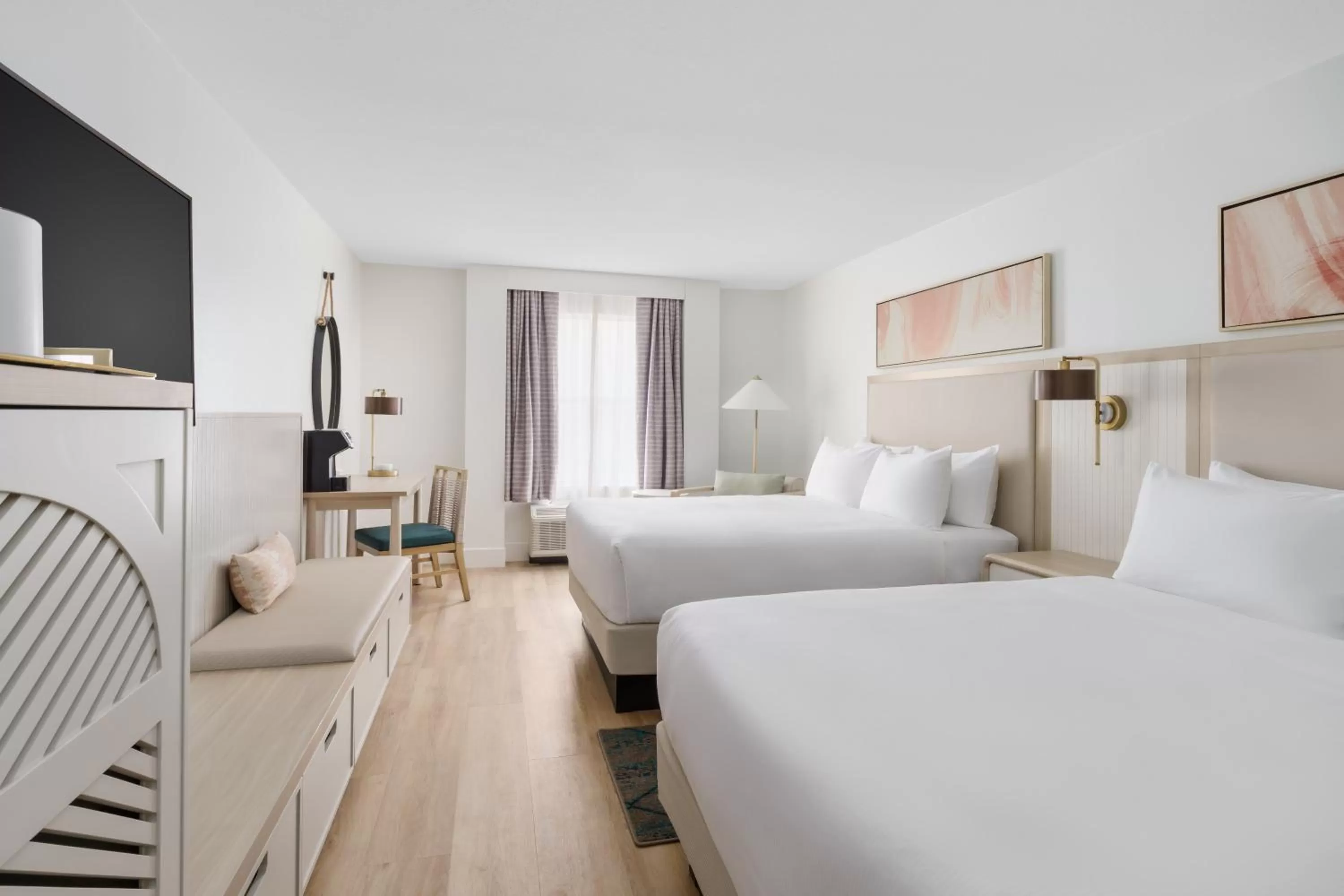 Bedroom, Bed in Beal House Fort Walton Beach, Tapestry Collection By Hilton