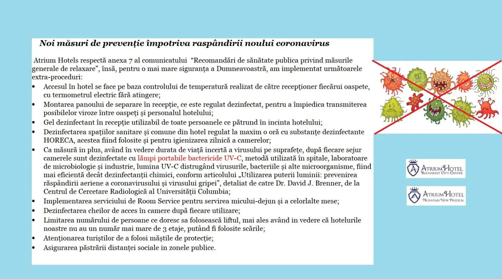 Activities in Atrium Hotel Bucharest City Center