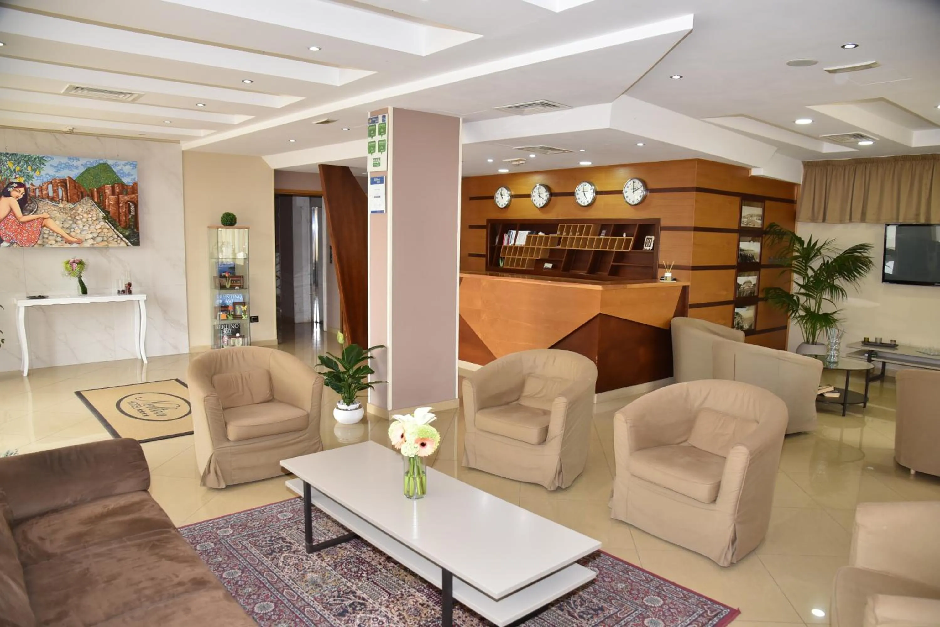 Lobby or reception in Hotel Nelton