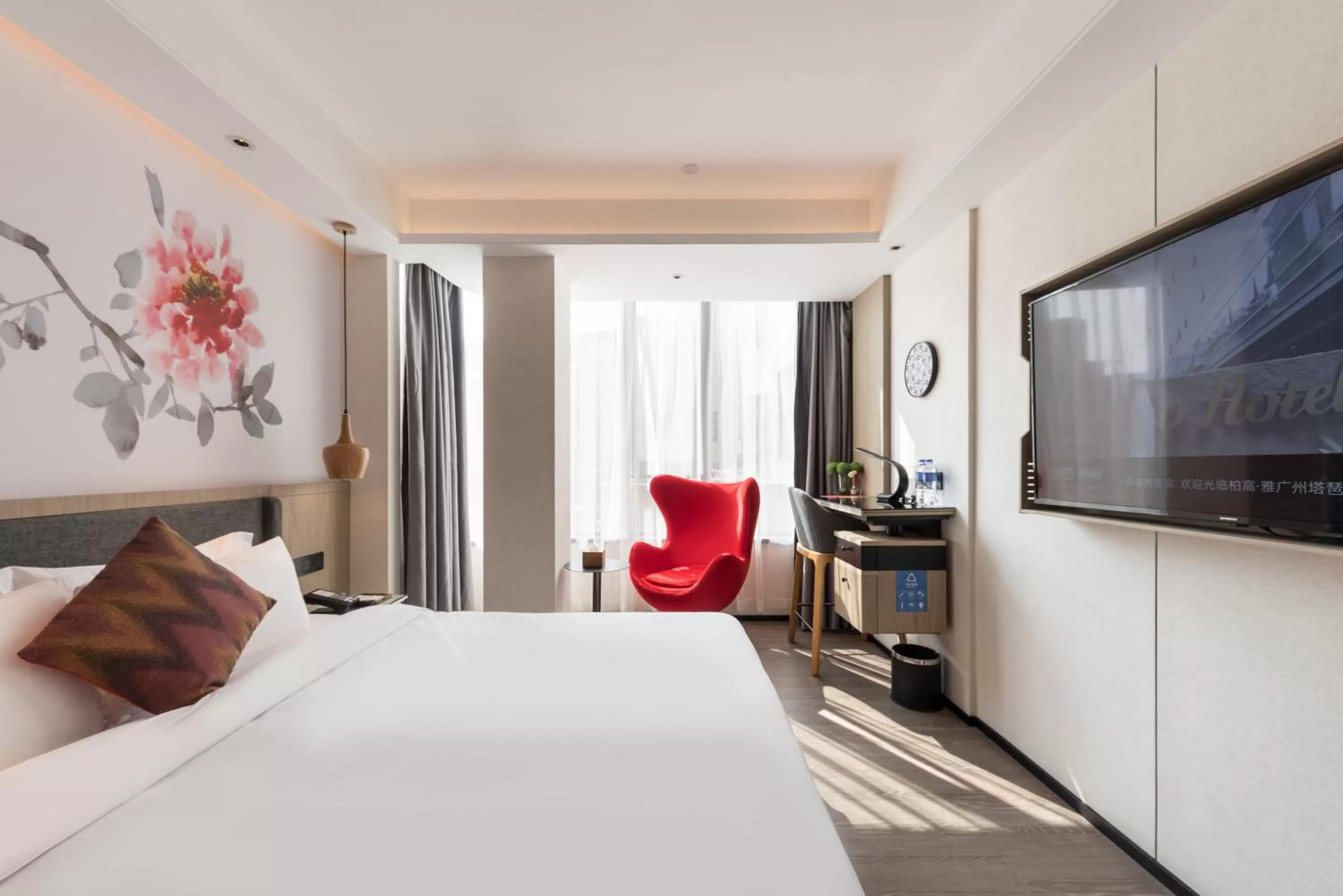 TV and multimedia, Bed in Paco Hotel Canton Tower Pazhou