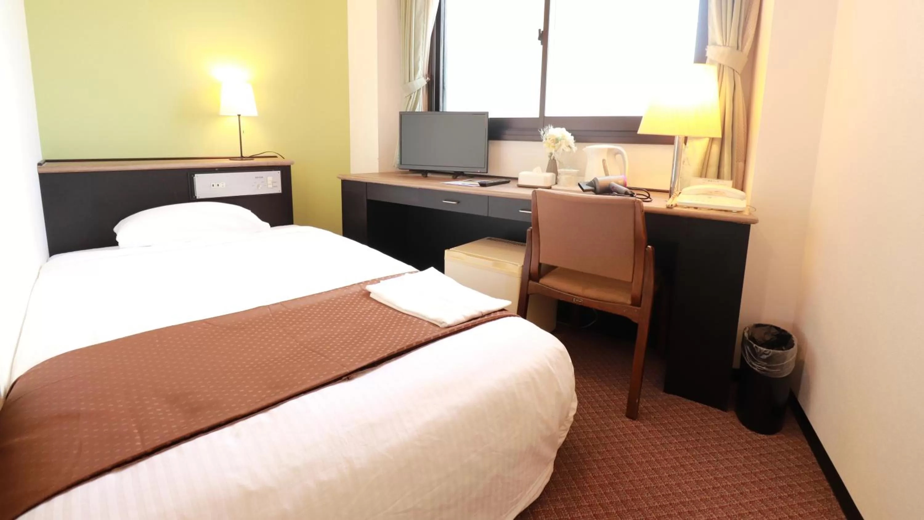 Photo of the whole room, Bed in Business Hotel Kudamatsu