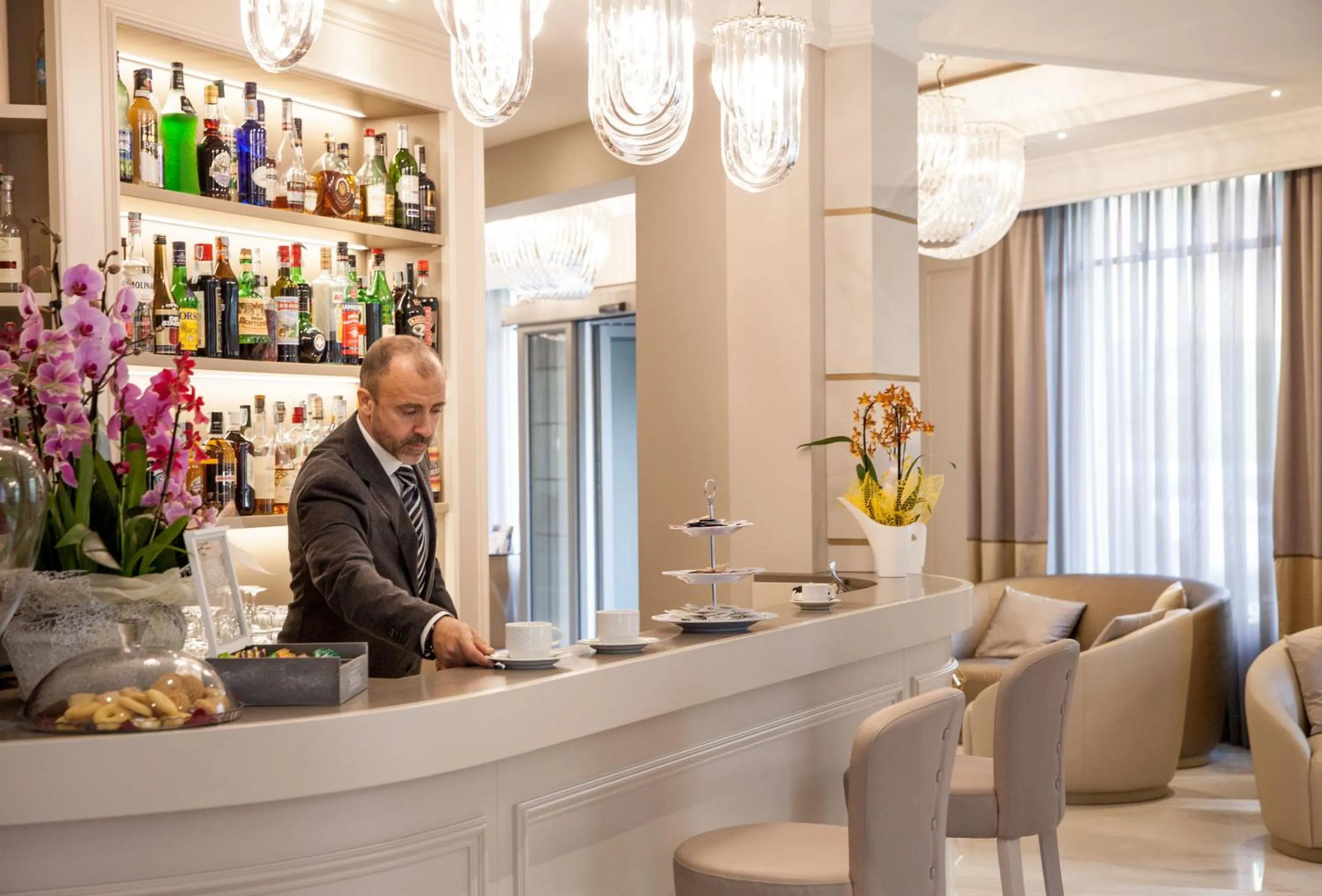 Lounge or bar in Hotel Dei Fiori Restaurant - Meeting & Spa