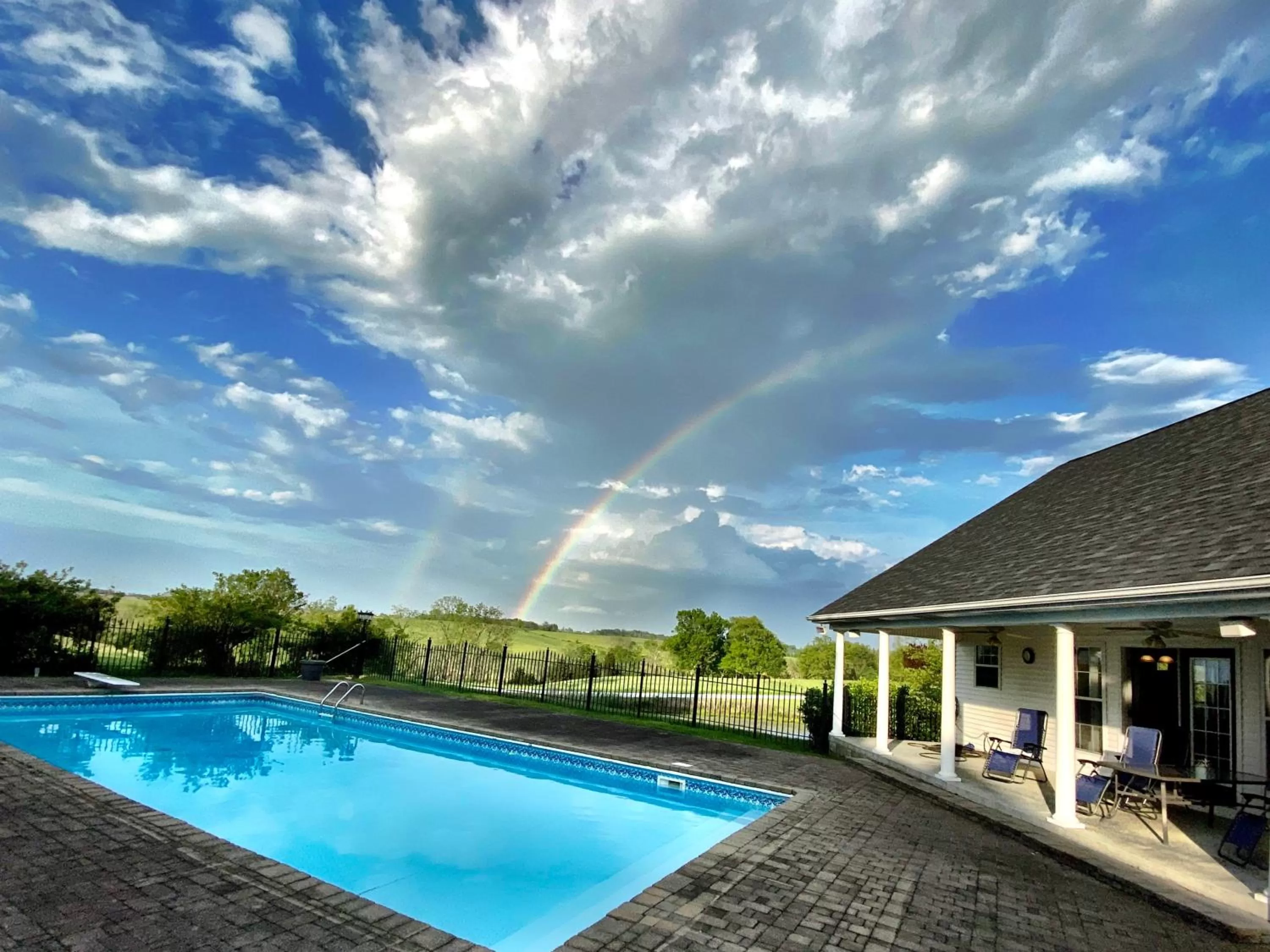 Swimming pool in Wildflower Ranch Inn