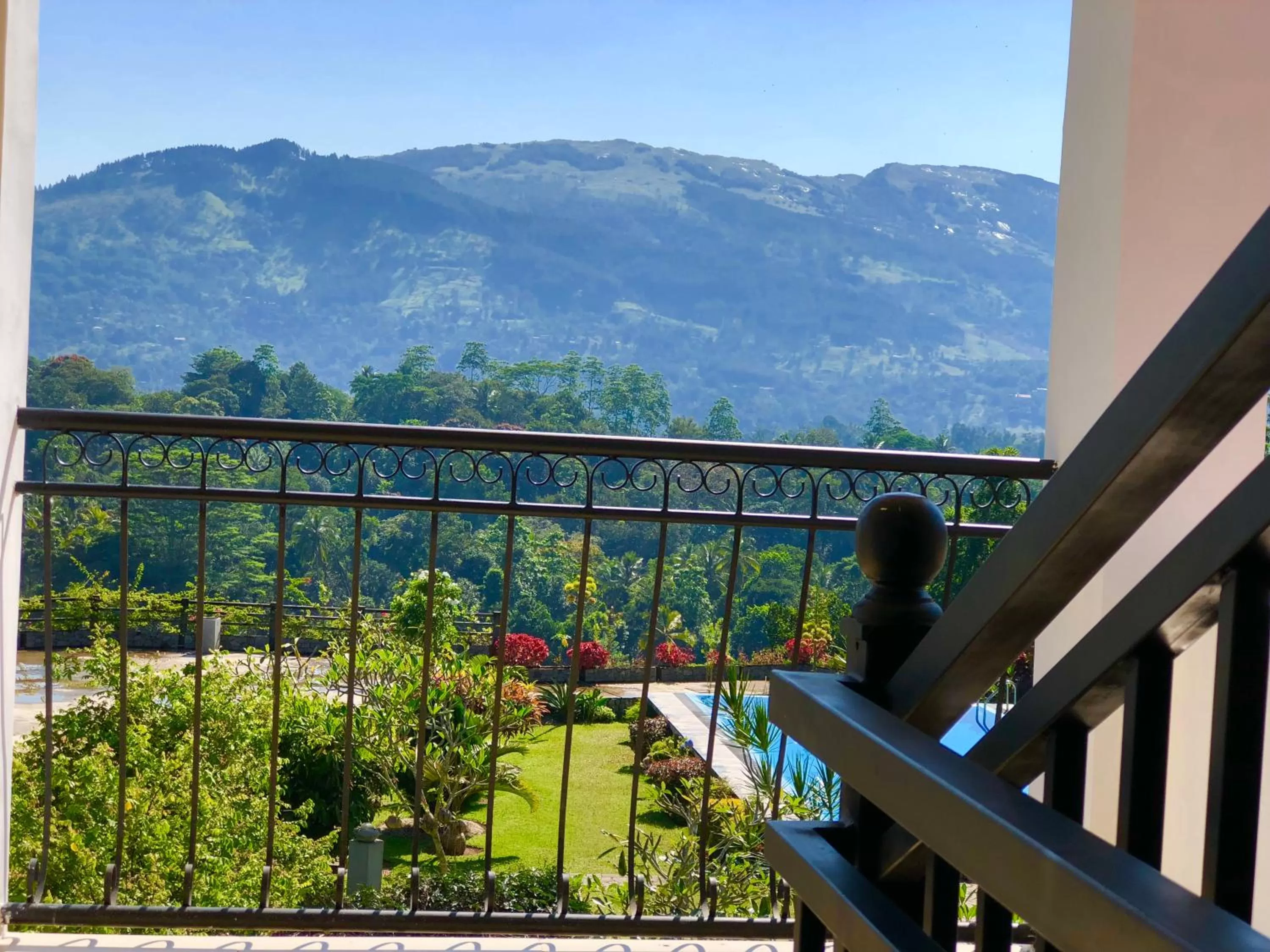 Mountain view in Elegant Hotel