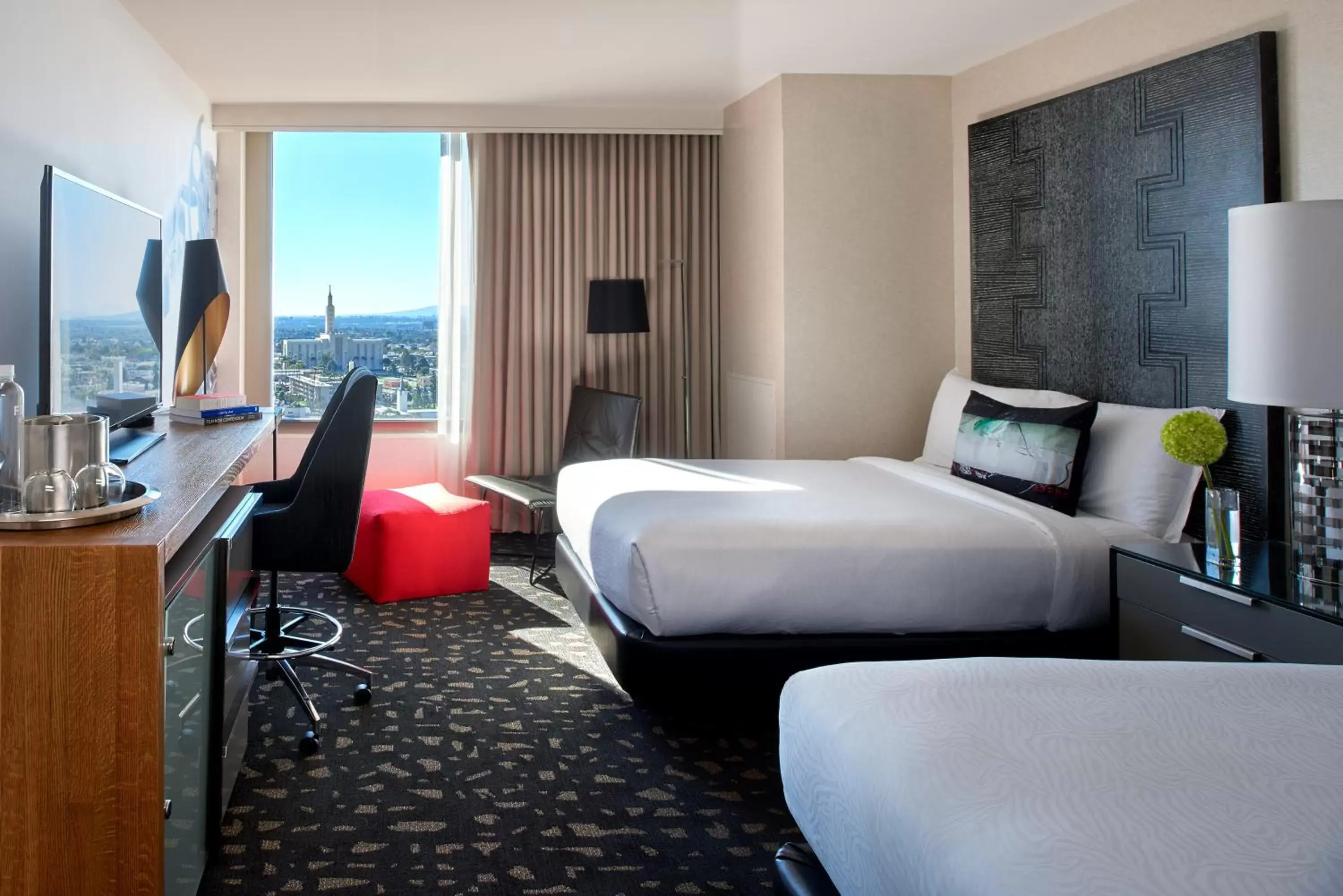 Essential Double Room with Two Double Beds and Skyline View in Kimpton Hotel Palomar Los Angeles Beverly Hills by IHG Essential Double Room with Two Double Beds and Skyline View in Kimpton Hotel Palomar Los Angeles Beverly Hills by IHG