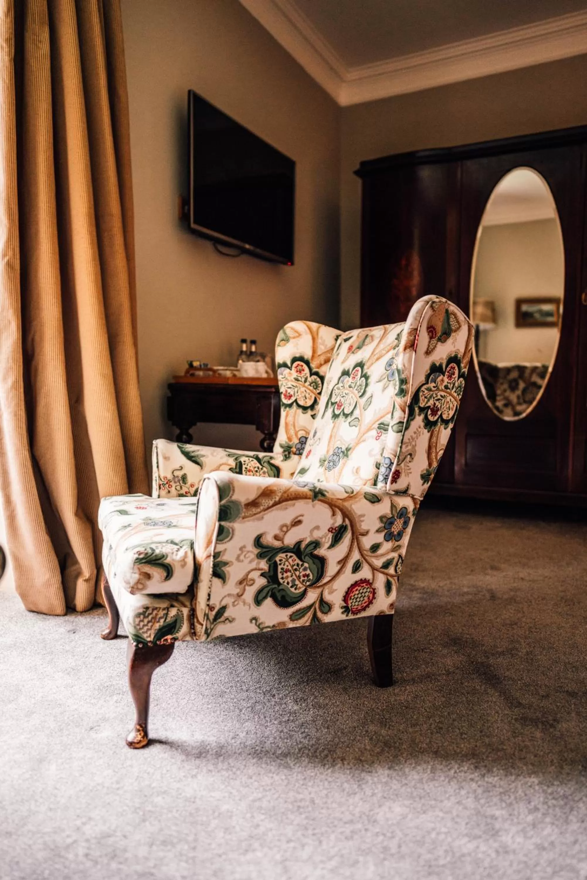 Seating area in Forss House