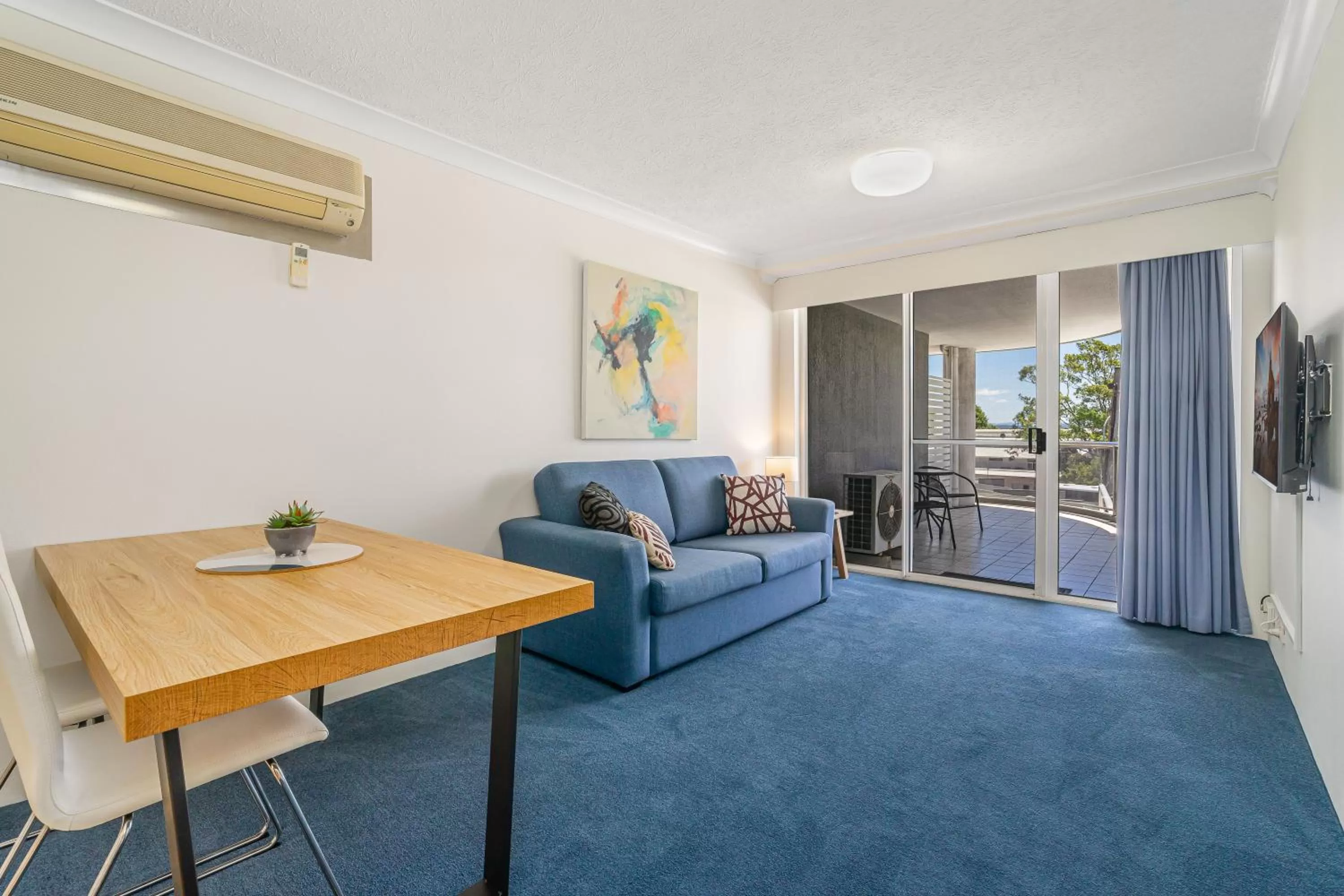 Living room in Nelson Towers Motel & Apartments