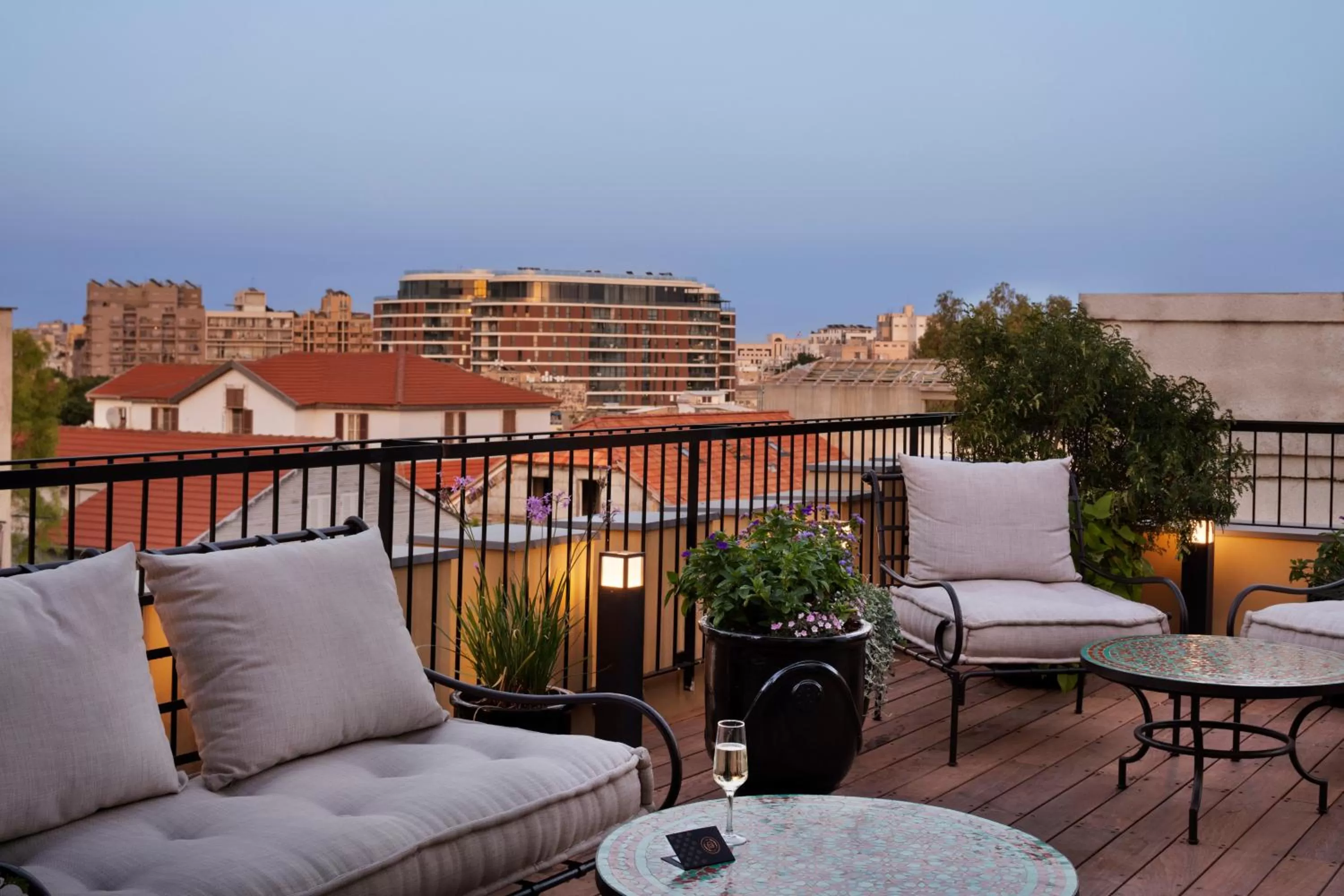 Balcony/Terrace in The Drisco Hotel Tel Aviv - Relais & Châteaux - Adults Only