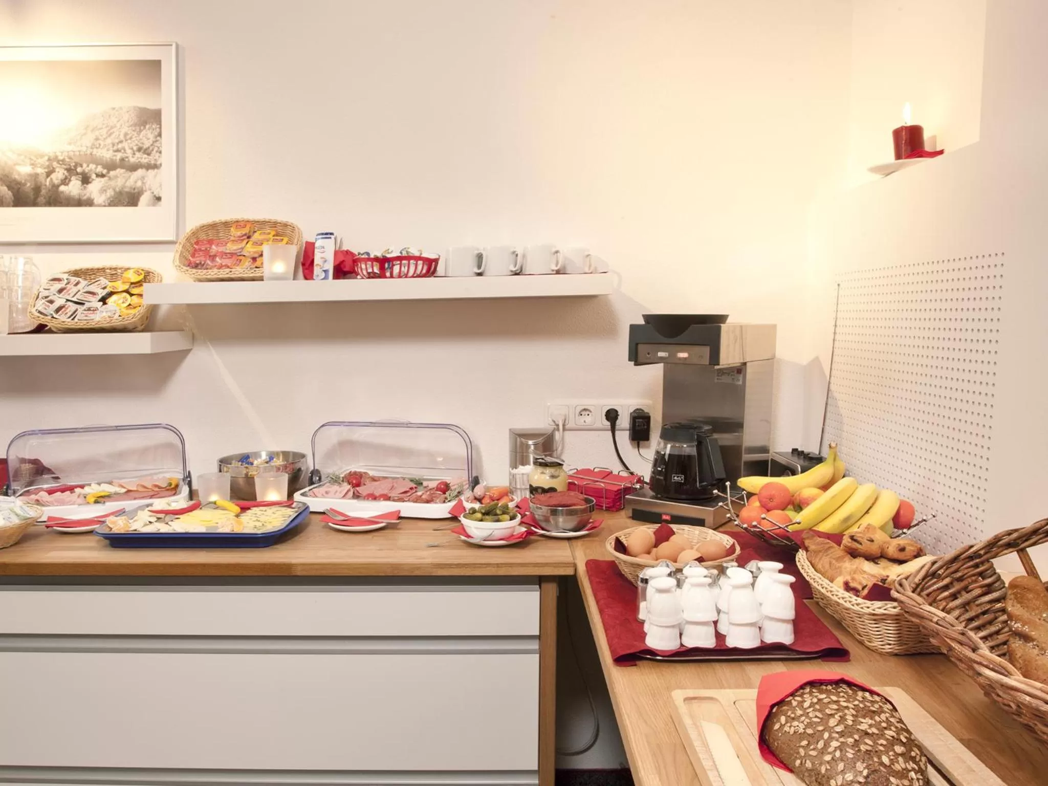 Buffet breakfast in hotelo Heidelberg