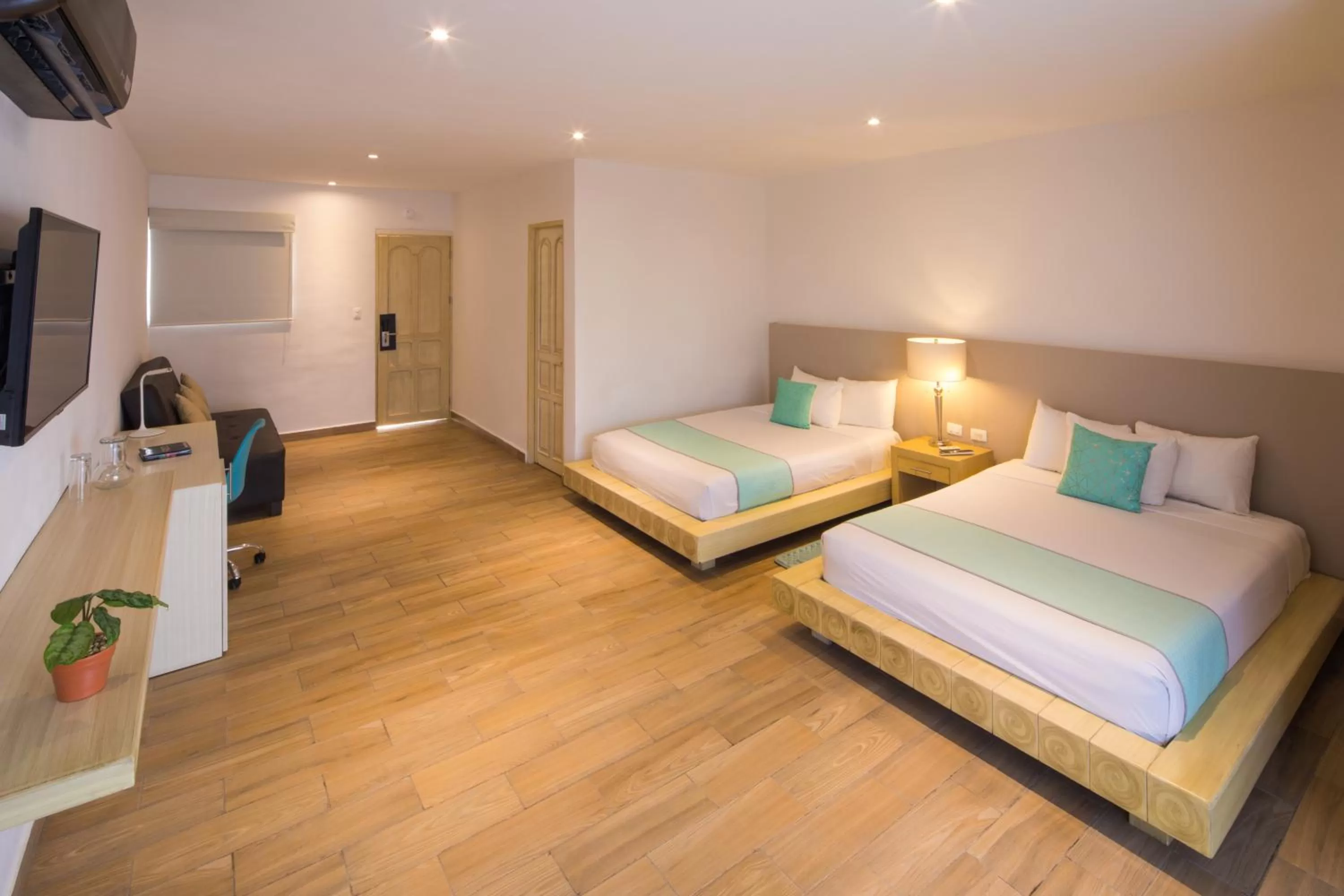 Bedroom, Bed in Hotel Ojo De Agua