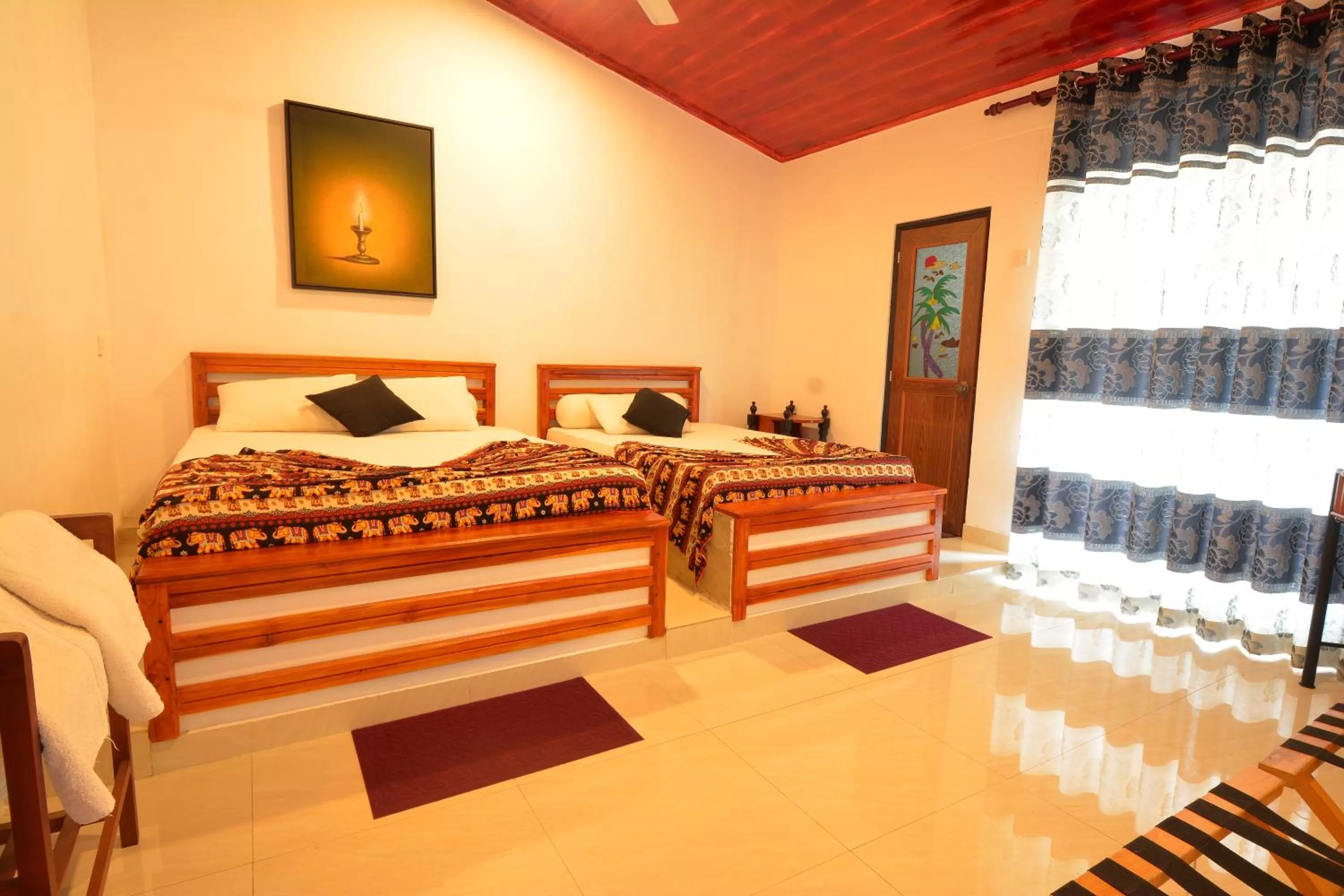 Photo of the whole room, Bed in Kandy Riverside Villa