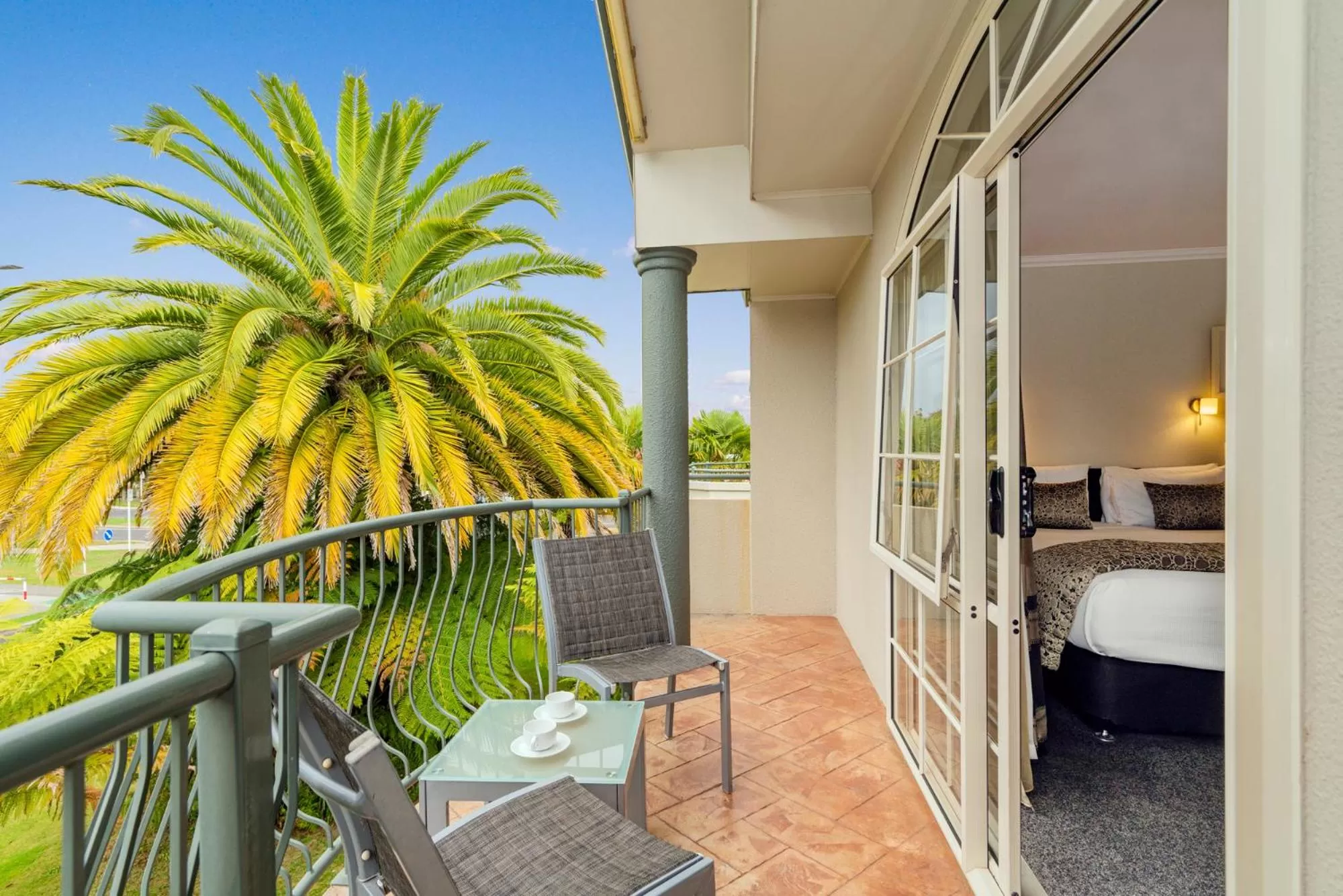 Balcony/Terrace in Silver Fern Rotorua Suites & Spa