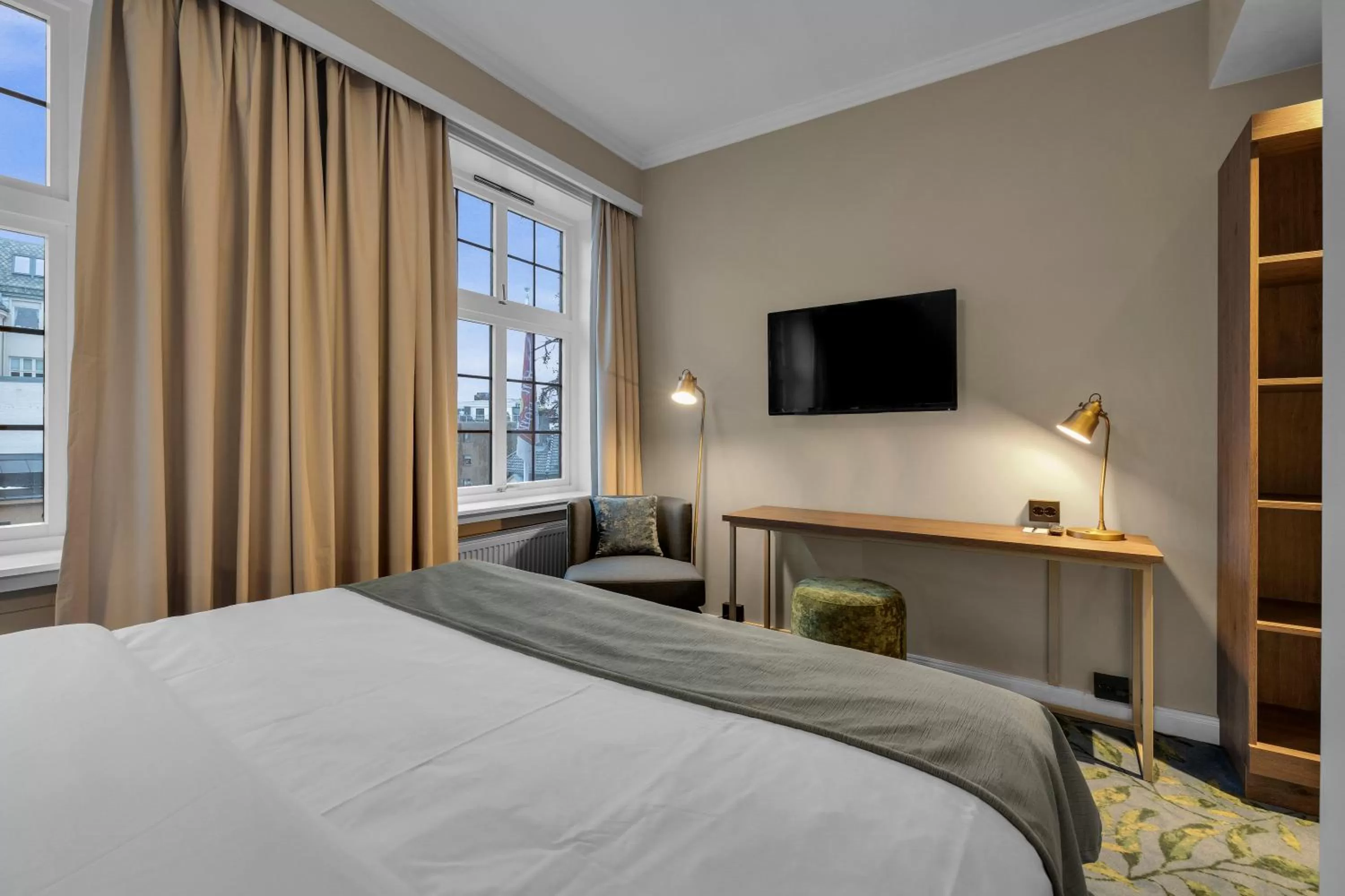 Bed in Home Hotel Gabelshus